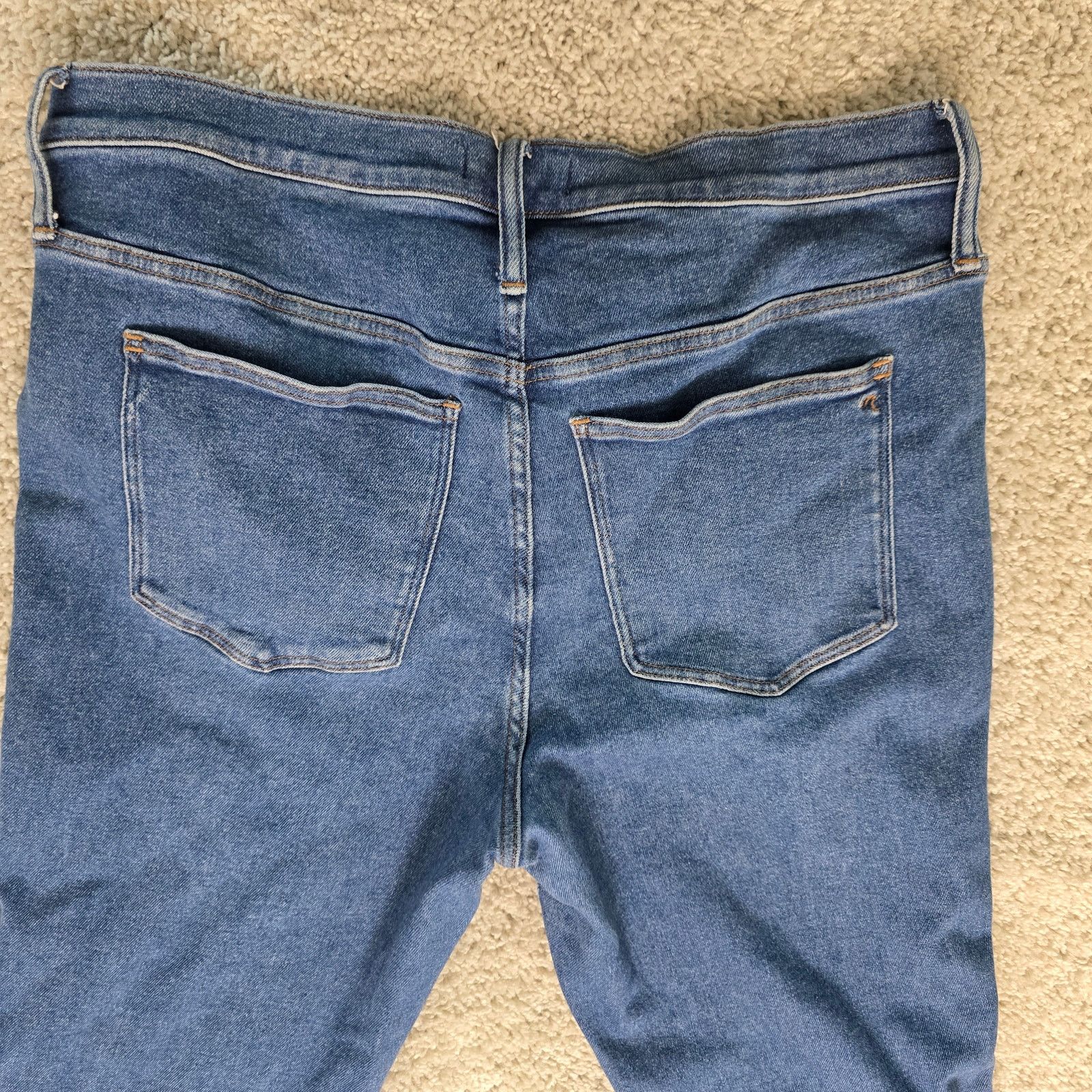 Madewell Madewell Stovepipe Womens 33T Tall 30 Length Blue Jeans Size 33" - 7 Thumbnail
