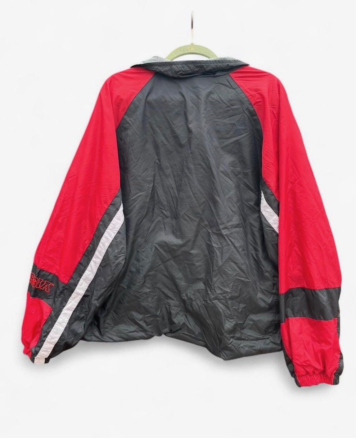 Starter Vintage STARTER Georgia Bulldogs Windbreaker Jacket Size US XL / EU 56 / 4 - 3 Thumbnail