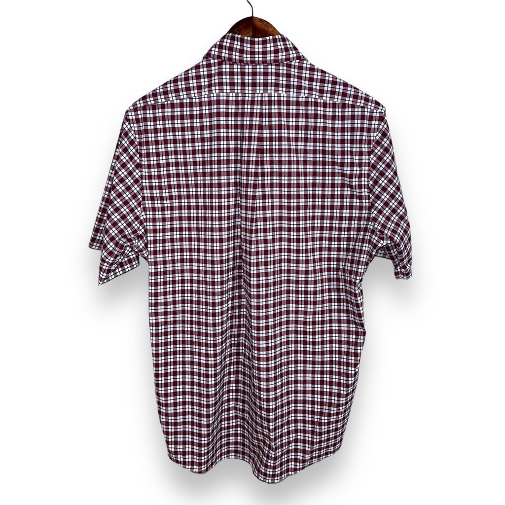 Brooks Brothers NWT Brooks Brothers Red & Navy Performance S/S Button Down M Size US M / EU 48-50 / 2 - 9 Thumbnail