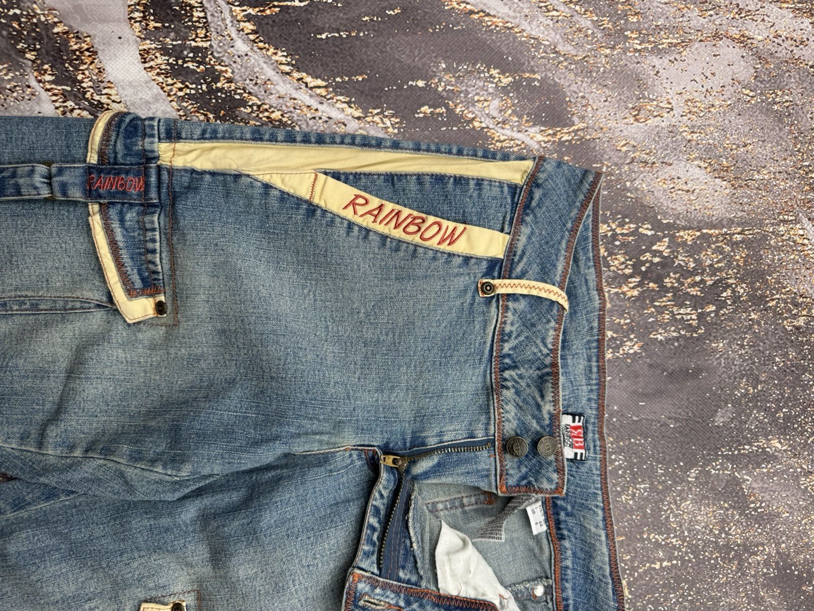 Vintage Vintage Cargo Flared Jeans Size 30" / US 8 / IT 44 - 4 Thumbnail