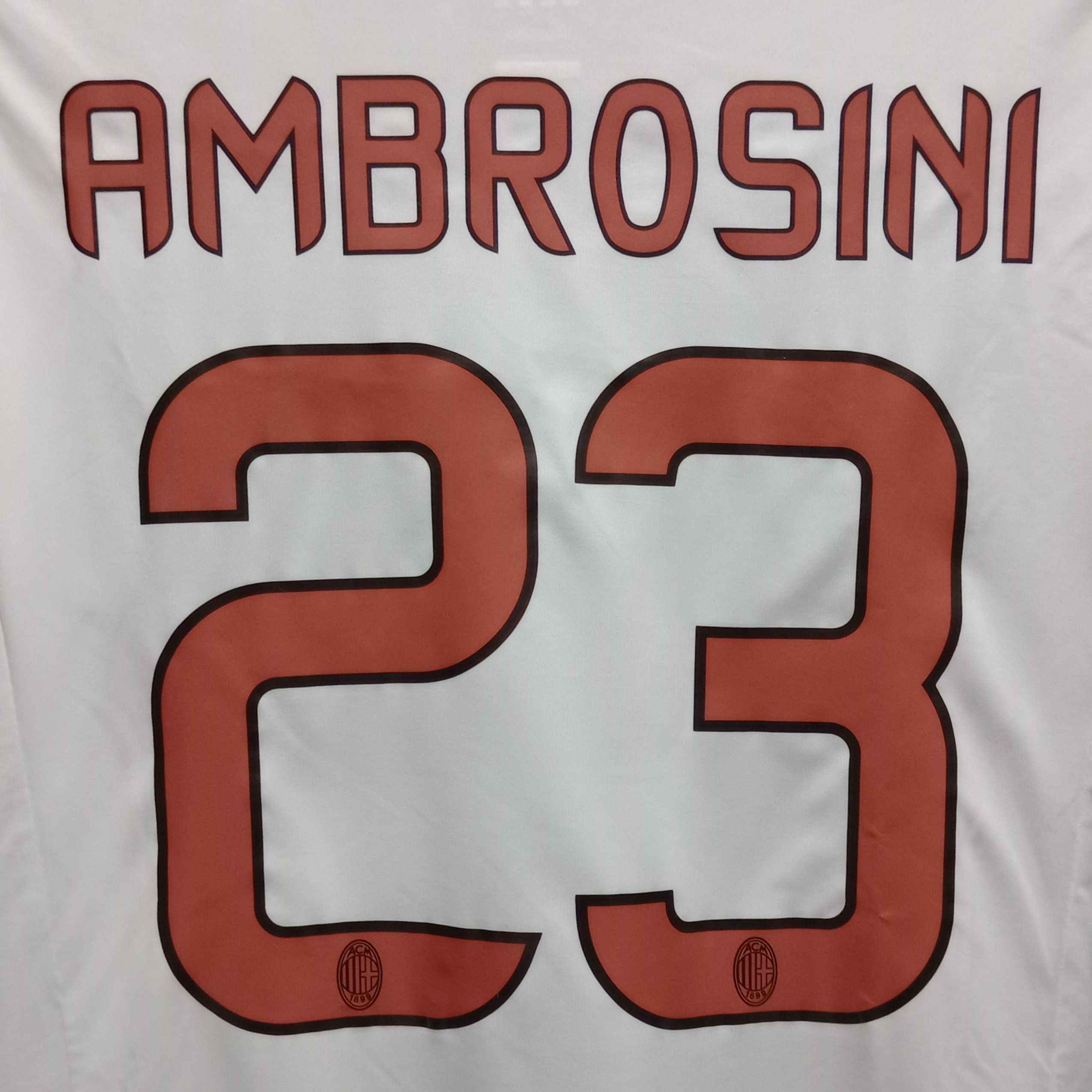 Adidas AC Milan 2012-2013 Away Jersey Massimo Ambrosini 23 Size US L / EU 52-54 / 3 - 4 Thumbnail