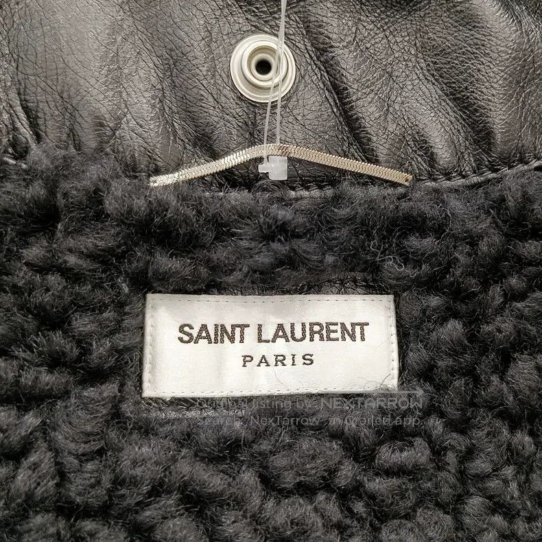 Saint Laurent Paris Saint Laurent Paris Leather and Fur Jacket Size US S / EU 44-46 / 1 - 3 Thumbnail
