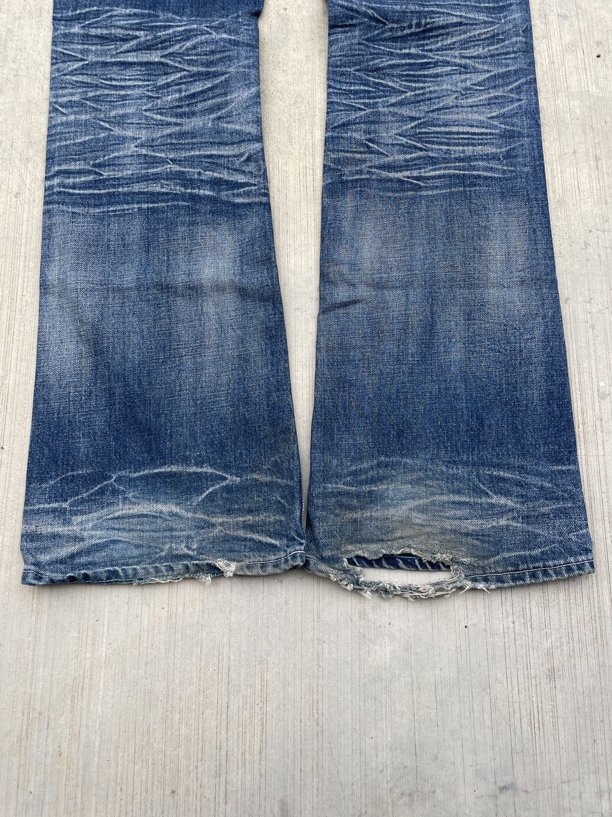 Japanese Brand 2000s JAPANESE BRAND VANQUISH WHISKER WASH FLARE Size US 32 / EU 48 - 6 Thumbnail