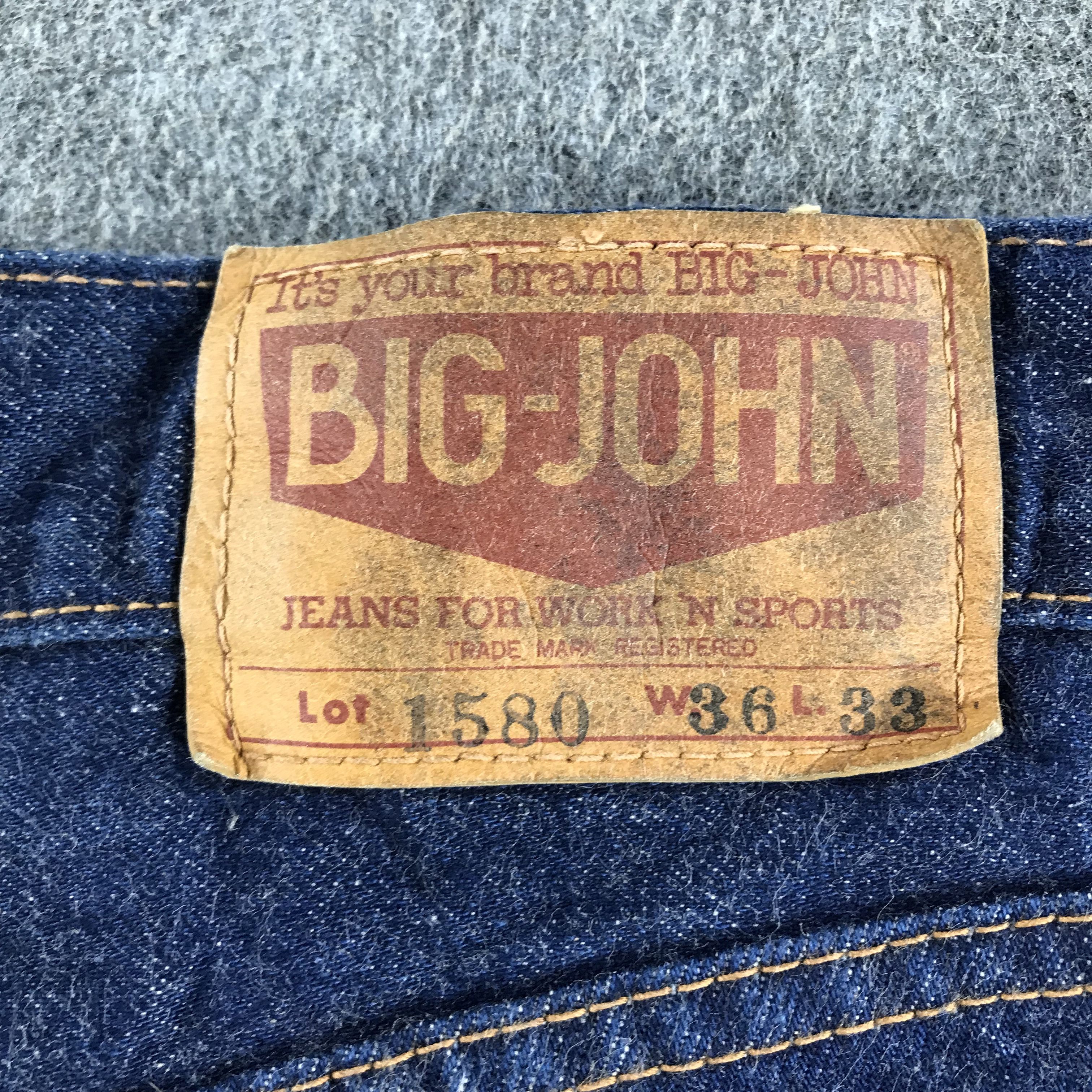 Big John Vintage Big John Jeans Blue Wash Denim KJ3442 Size US 36 / EU 52 - 5 Thumbnail