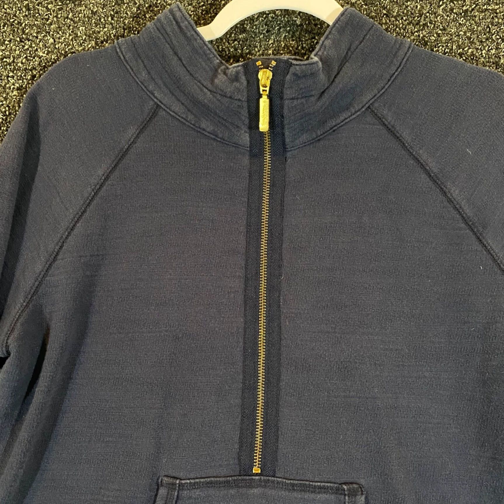 Lilly Pulitzer VINTAGE Lilly Pulitzer Jacket Womens Medium Blue 1/2 Zip Pullover Long Sleeve Casual Fall Spring Summer Winter Size M / US 6-8 / IT 42-44 - 3 Thumbnail