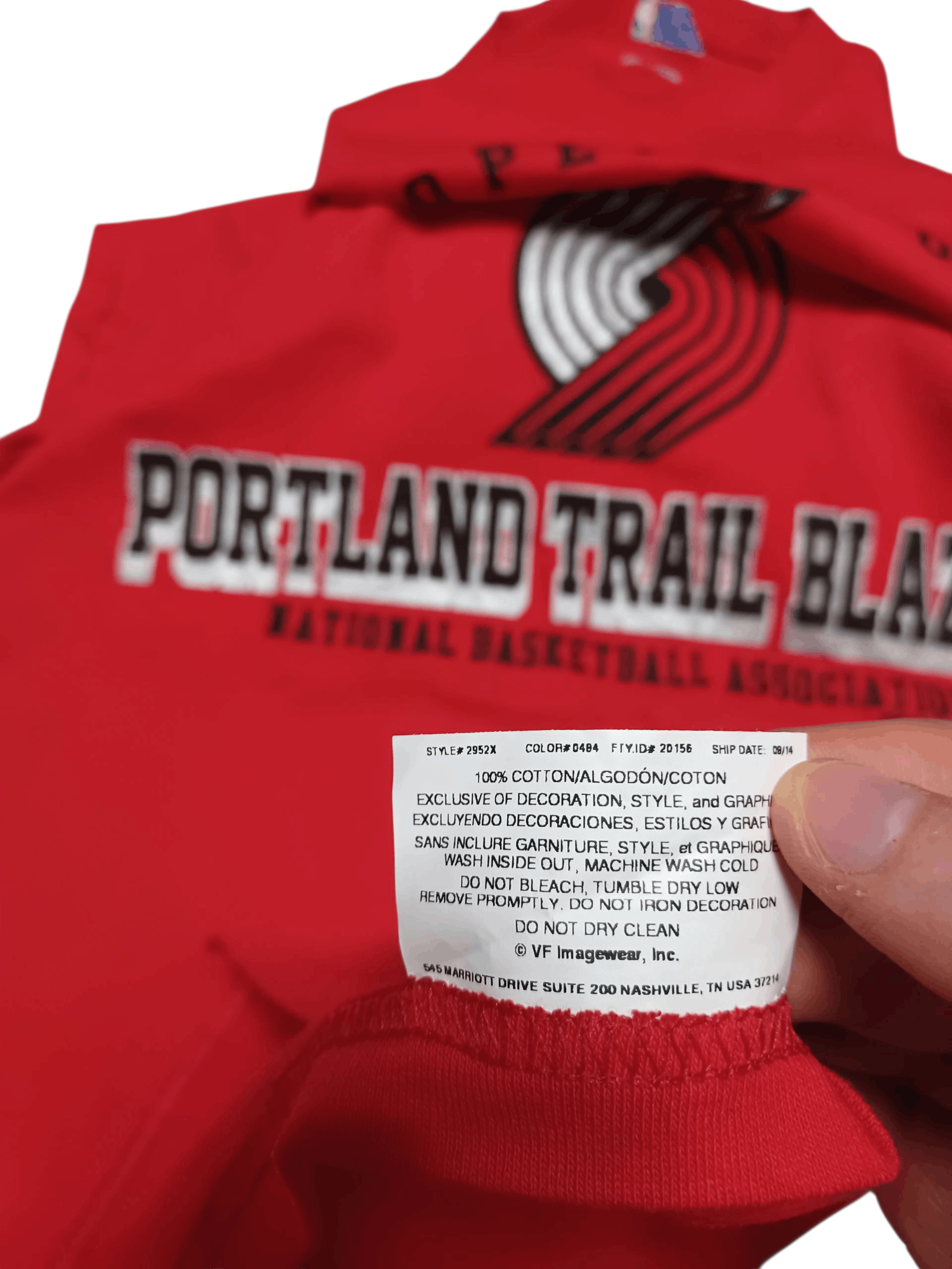 NBA PORTLAND TRAIL BLAZERS NBA VINTAGE BIGLOGO TEE Size US M / EU 48-50 / 2 - 5 Thumbnail
