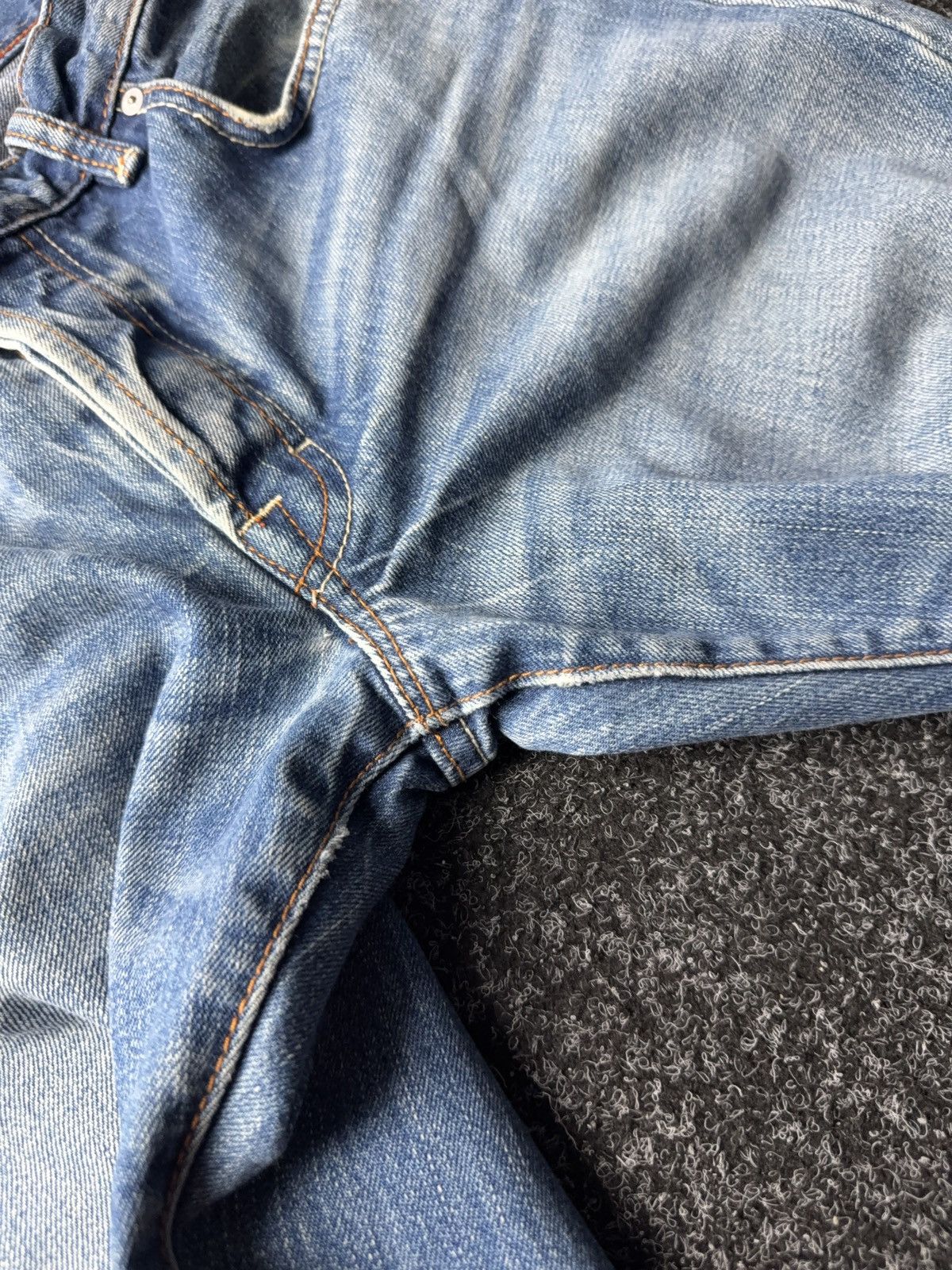 Hugo Boss Vintage 90s Y2K BOSS Orange Distressed Button Fly Jeans Size US 35 - 7 Thumbnail