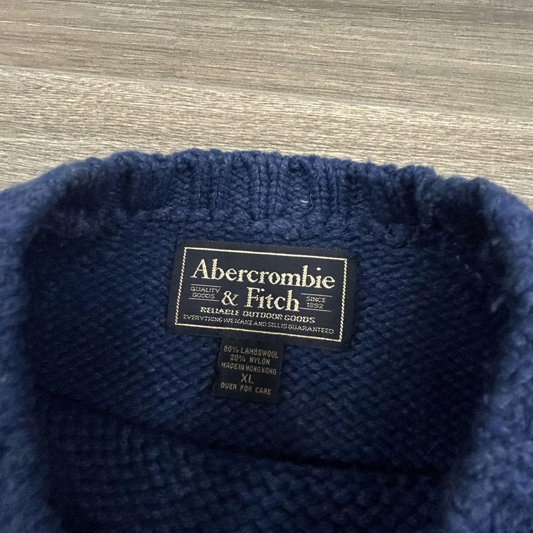 Abercrombie & Fitch Vintage Abercrombie & Fitch Sweater Mens XL Lambswool Fair Isle Chunky Knit 90s Size US XL / EU 56 / 4 - 5 Thumbnail