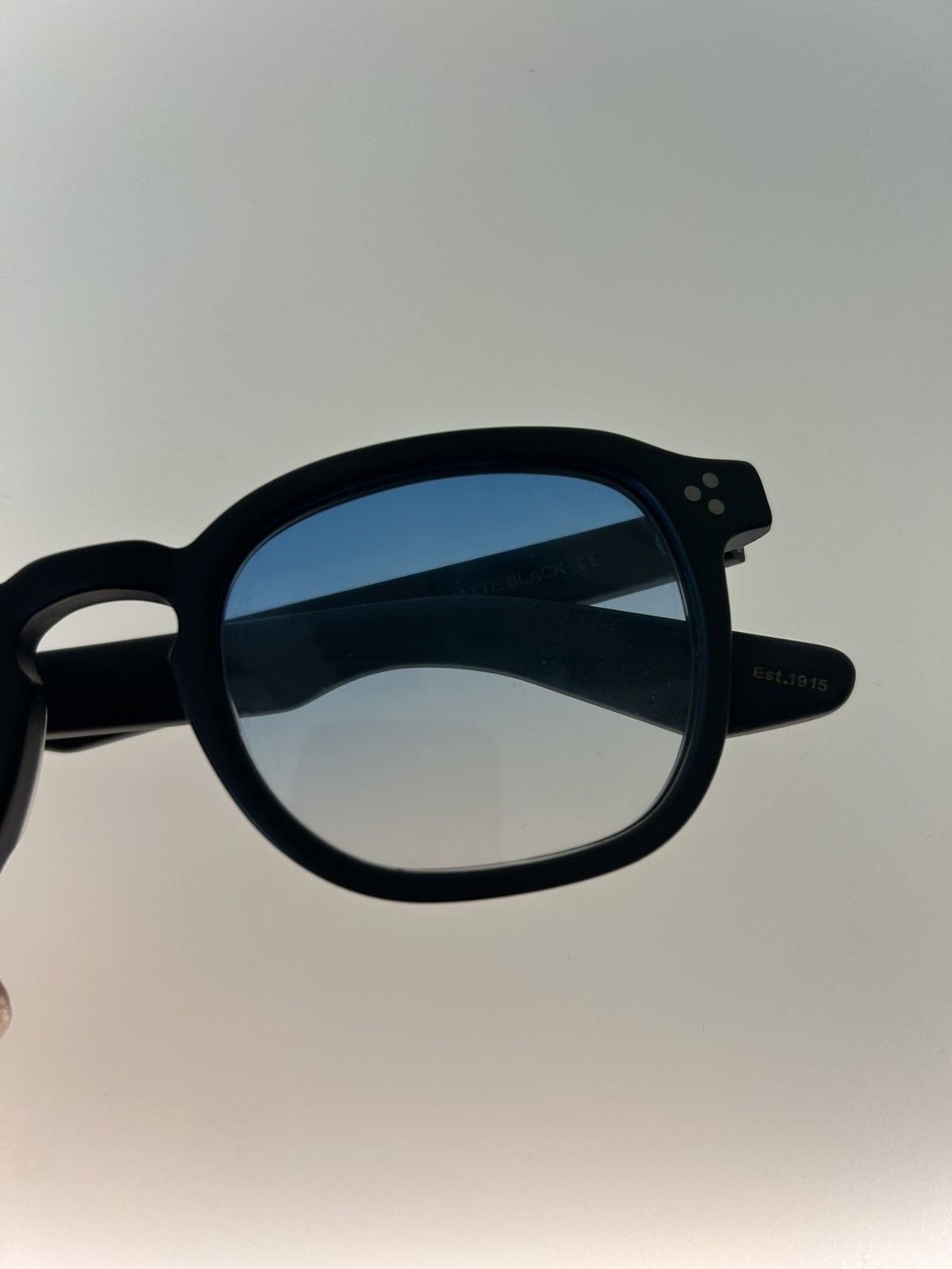 Moscot MOSCOT Momza Sun — Matte Black / blue gradient lenses Size ONE SIZE - 2 Thumbnail