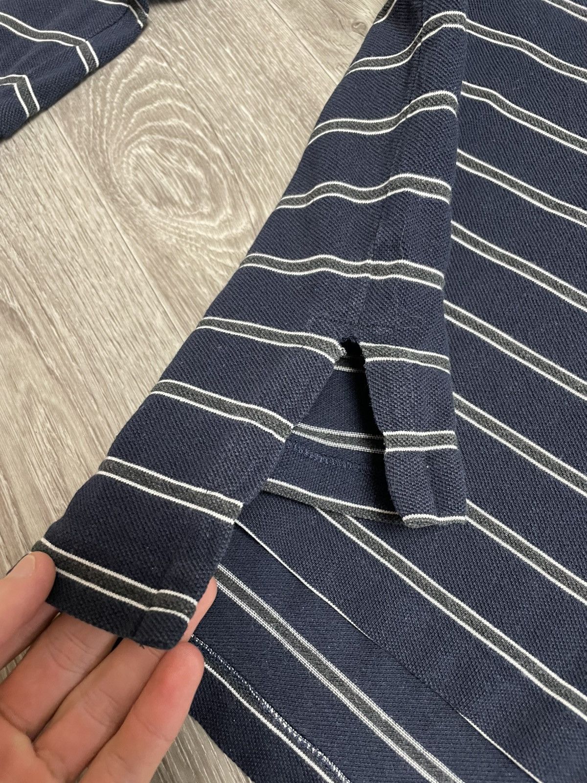 Polo Ralph Lauren Vintage Polo Ralph Lauren Striped Polo Long Sleeve Shirt Y2K Size US XL / EU 56 / 4 - 10 Thumbnail