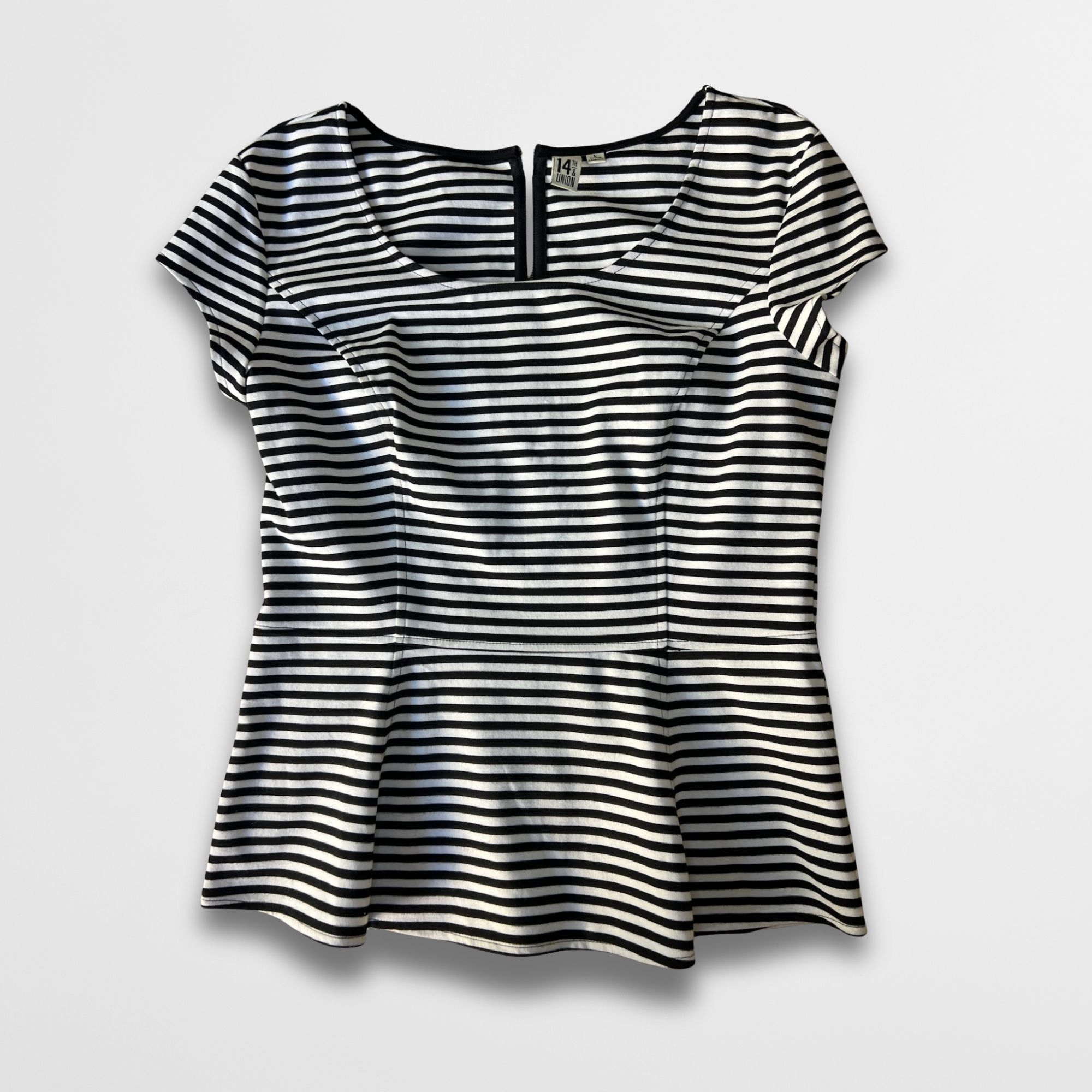 14th & Union 14th & Union Women’s Striped Top Shirt Size L Casual Size L / US 10 / IT 46 - 2 Thumbnail