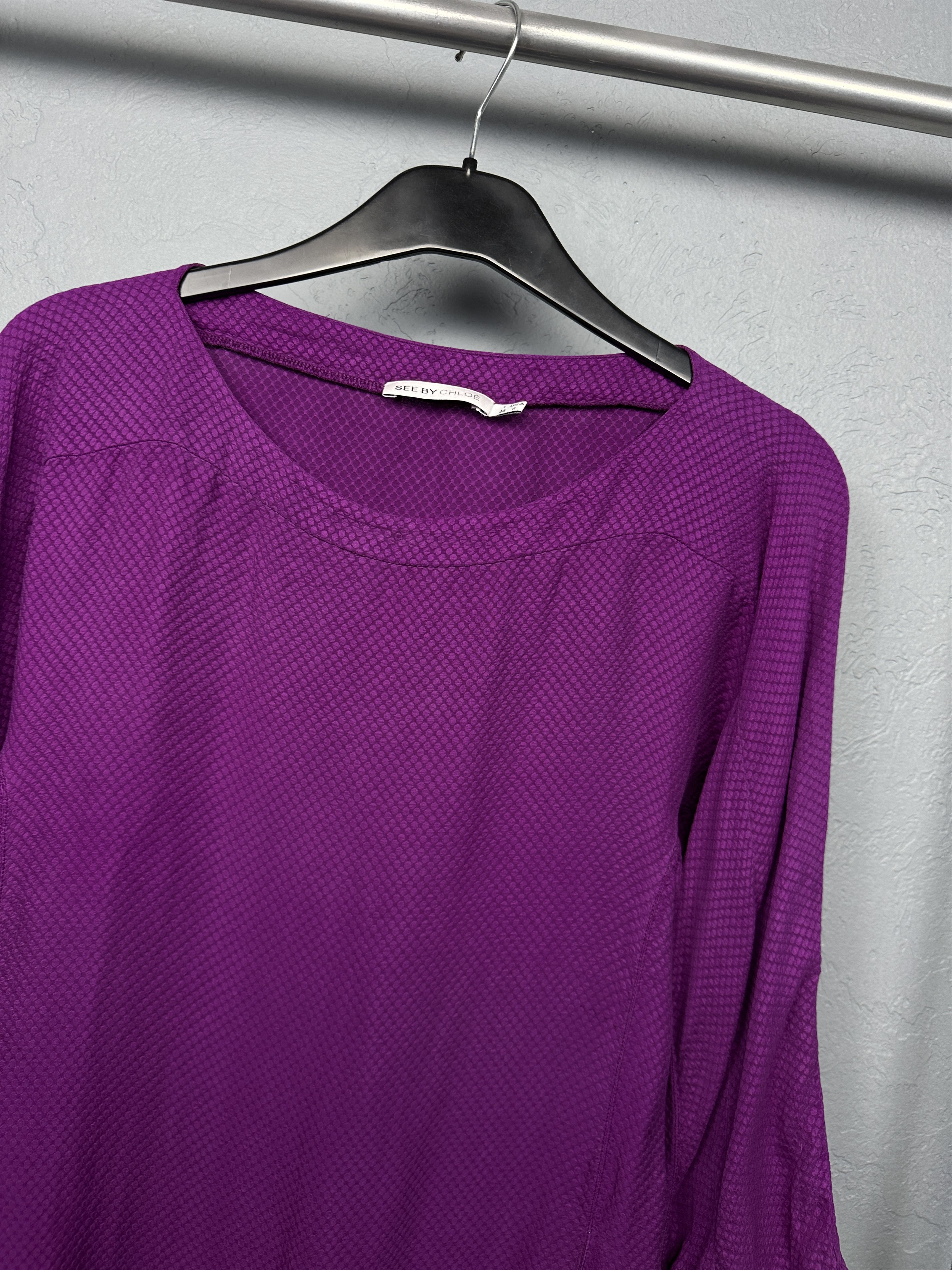 See by Chloe See By Chloe Womens Blouse Shirt Size M / US 6-8 / IT 42-44 - 2 Thumbnail