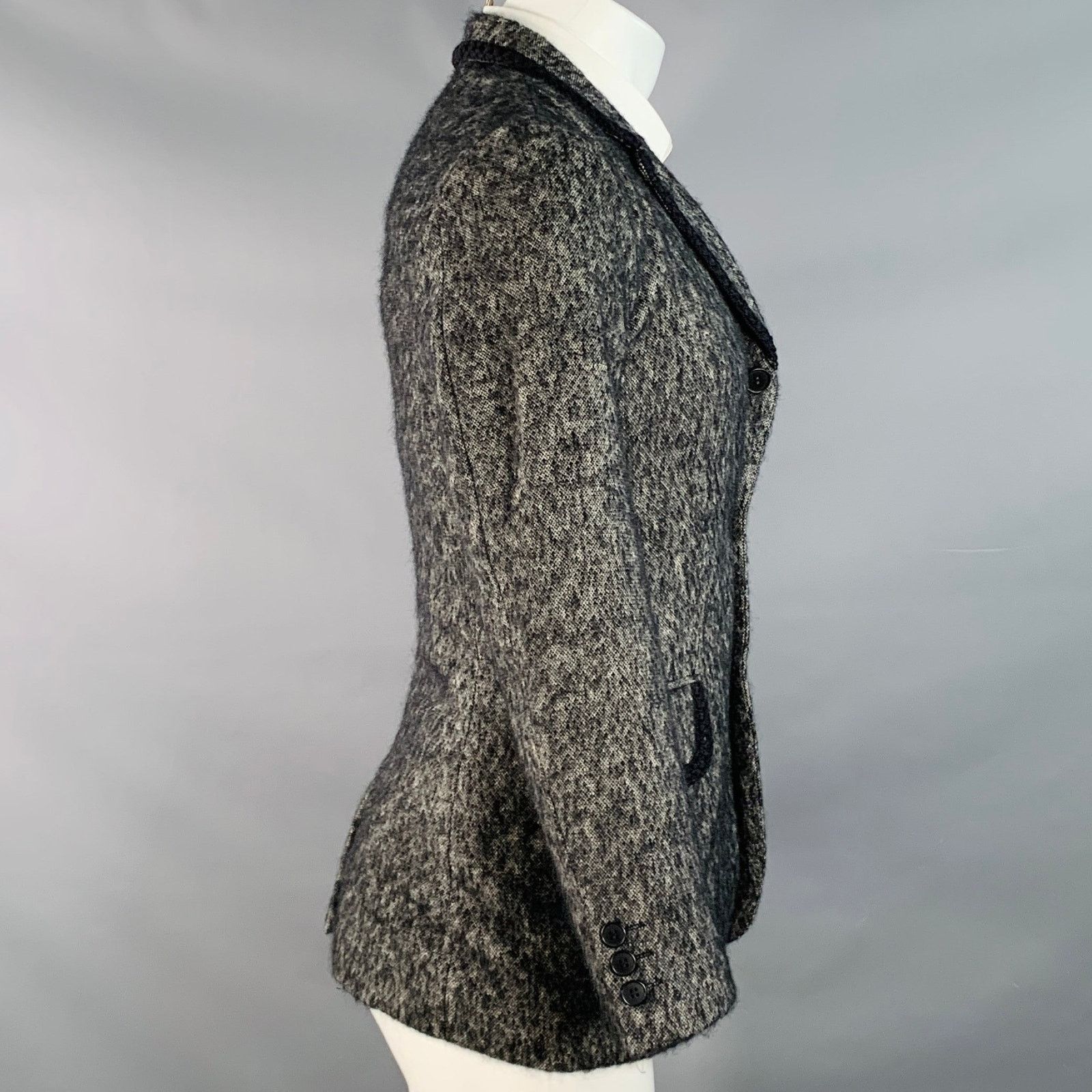 Comme des Garcons Homme Plus COMME des GARCONS HOMME PLUS Size XS Notch Lapel Sport Coat Size 36R - 4 Thumbnail