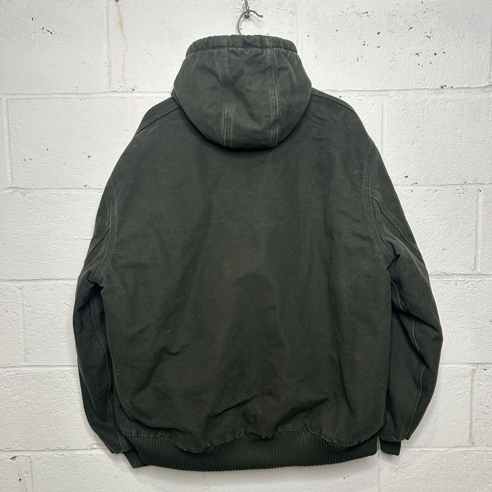 Carhartt Vintage Carhartt Quilted Hooded Active Jacket “Moss” J130 Size US XL / EU 56 / 4 - 2 Thumbnail