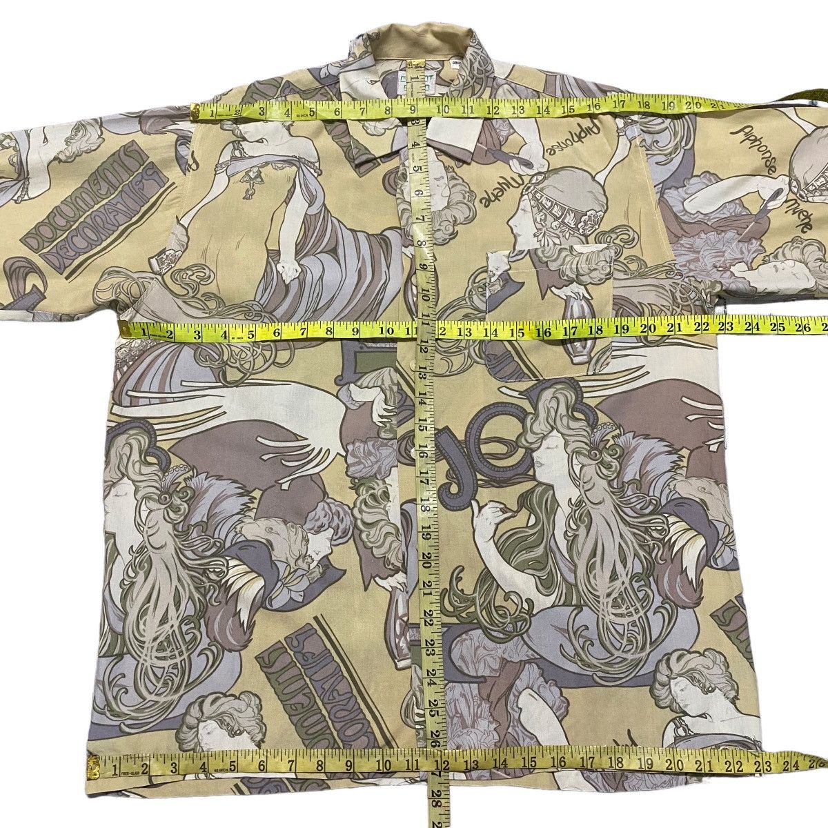Art Comes First Vintage Alphonse Mucha Documents Decoratifs Art Shirt Size US M / EU 48-50 / 2 - 13 Thumbnail
