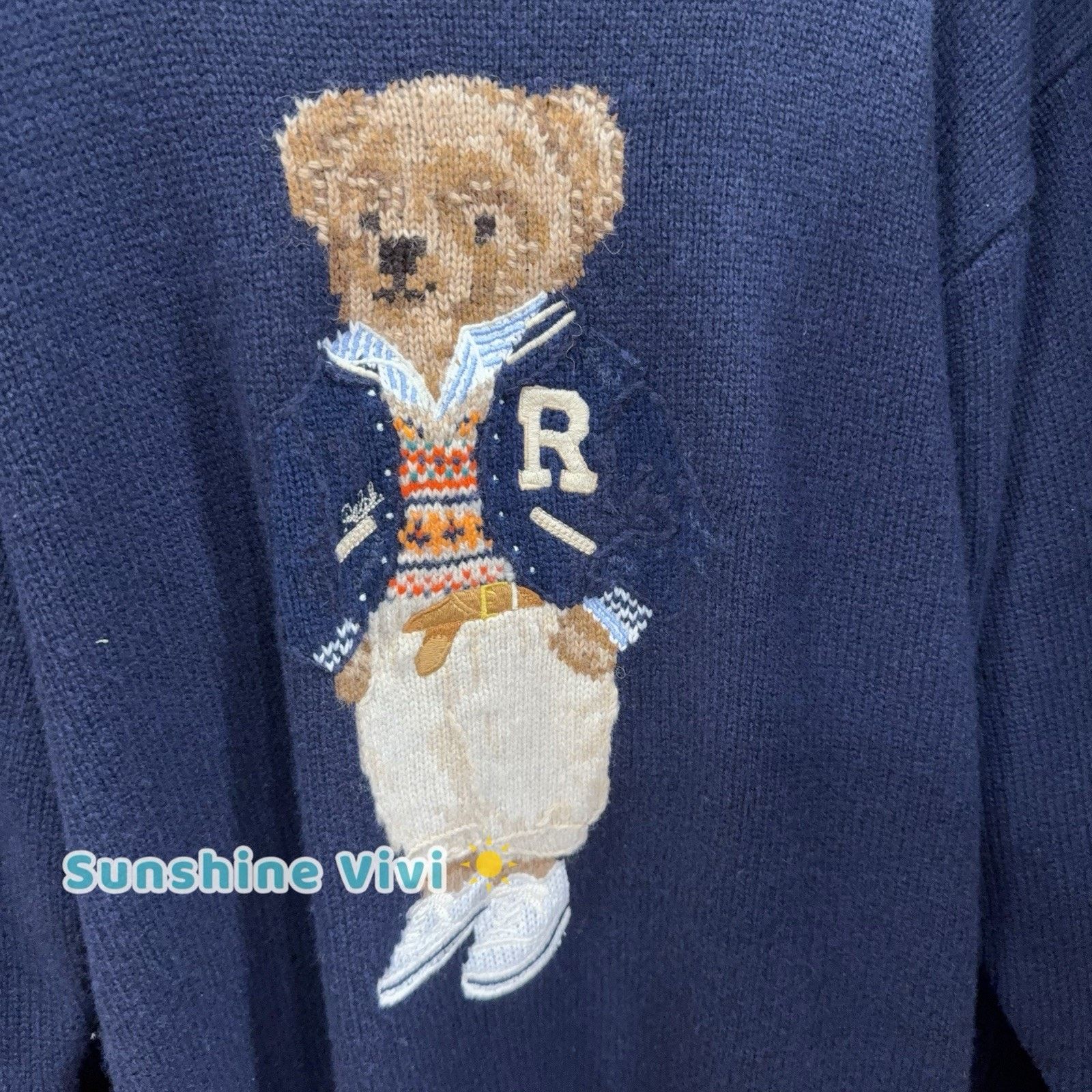 Ralph Lauren NWT Polo By Ralph Lauren Women Crewneck Bear Sweater Dress M Size M / US 6-8 / IT 42-44 - 5 Thumbnail