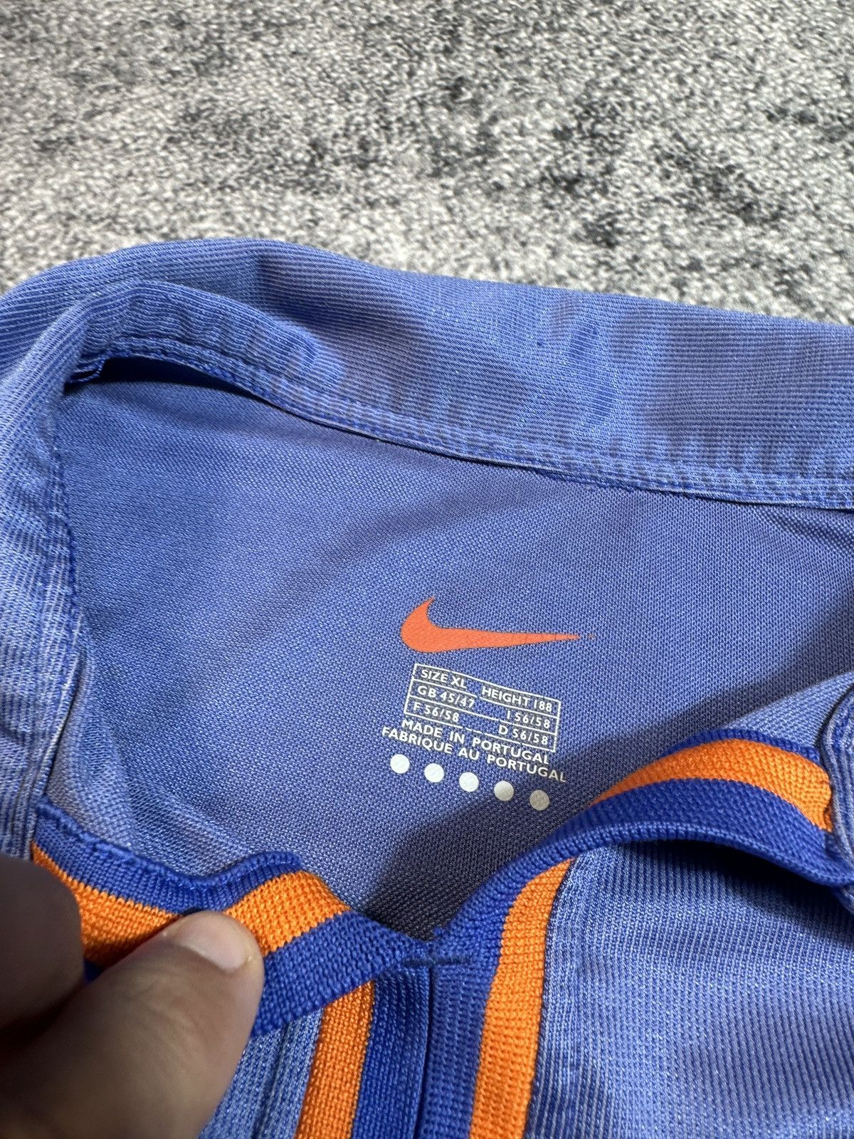 Nike × Vintage Vintage Nike Netherlands 11 Overmars Soccer Jersey Blokecore Size US XL / EU 56 / 4 - 4 Thumbnail