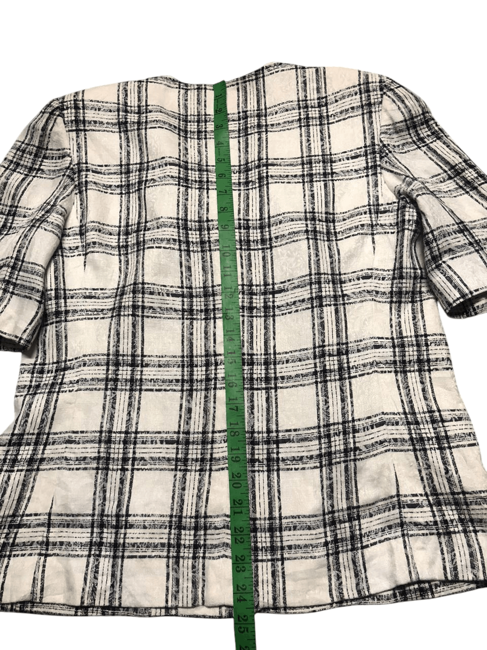 Christian Dior Monsieur × Dior Christian Dior Tartan No Collar Short Sleeve Coat Jacket Size M / US 6-8 / IT 42-44 - 16 Thumbnail