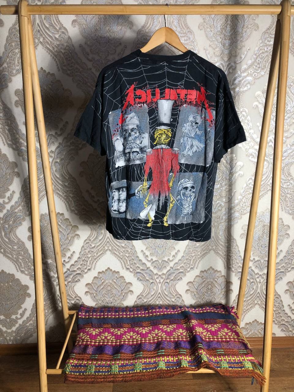 Brockum × Metallica × Vintage VERY RARE BROCKUM METALLICA 1992 DAMAGE INC ALL OVER PRINT Size US XL / EU 56 / 4 - 12 Thumbnail