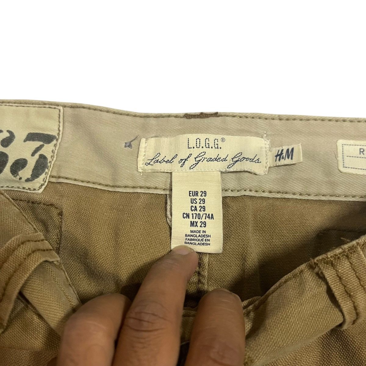 Japanese Brand Double Knee Pants H&M Buckle Back Size US 30 / EU 46 - 5 Thumbnail