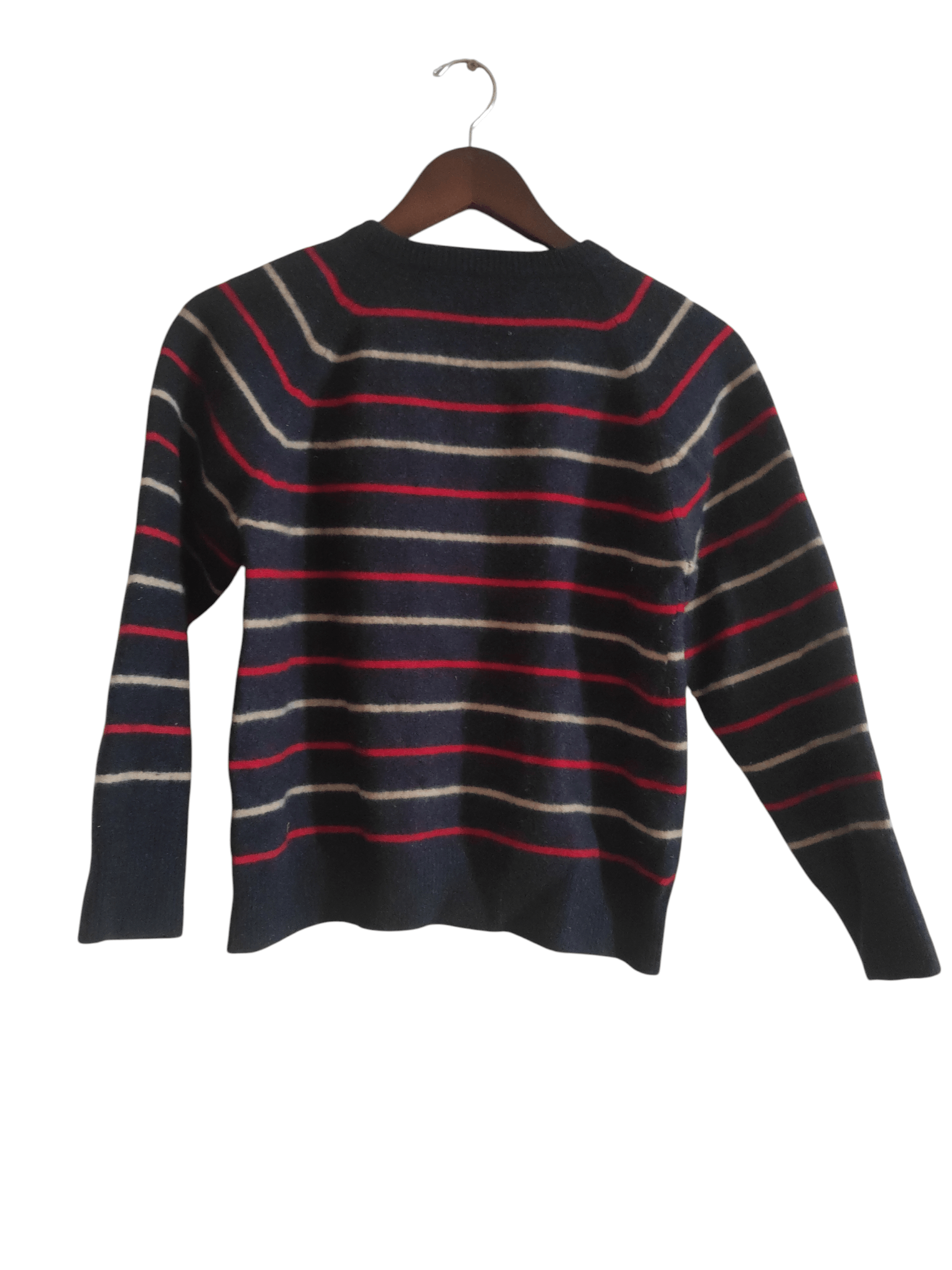 Other Laura Valentini Cashmere Striped Sweater Size M Made Italy Size US M / EU 48-50 / 2 - 3 Thumbnail