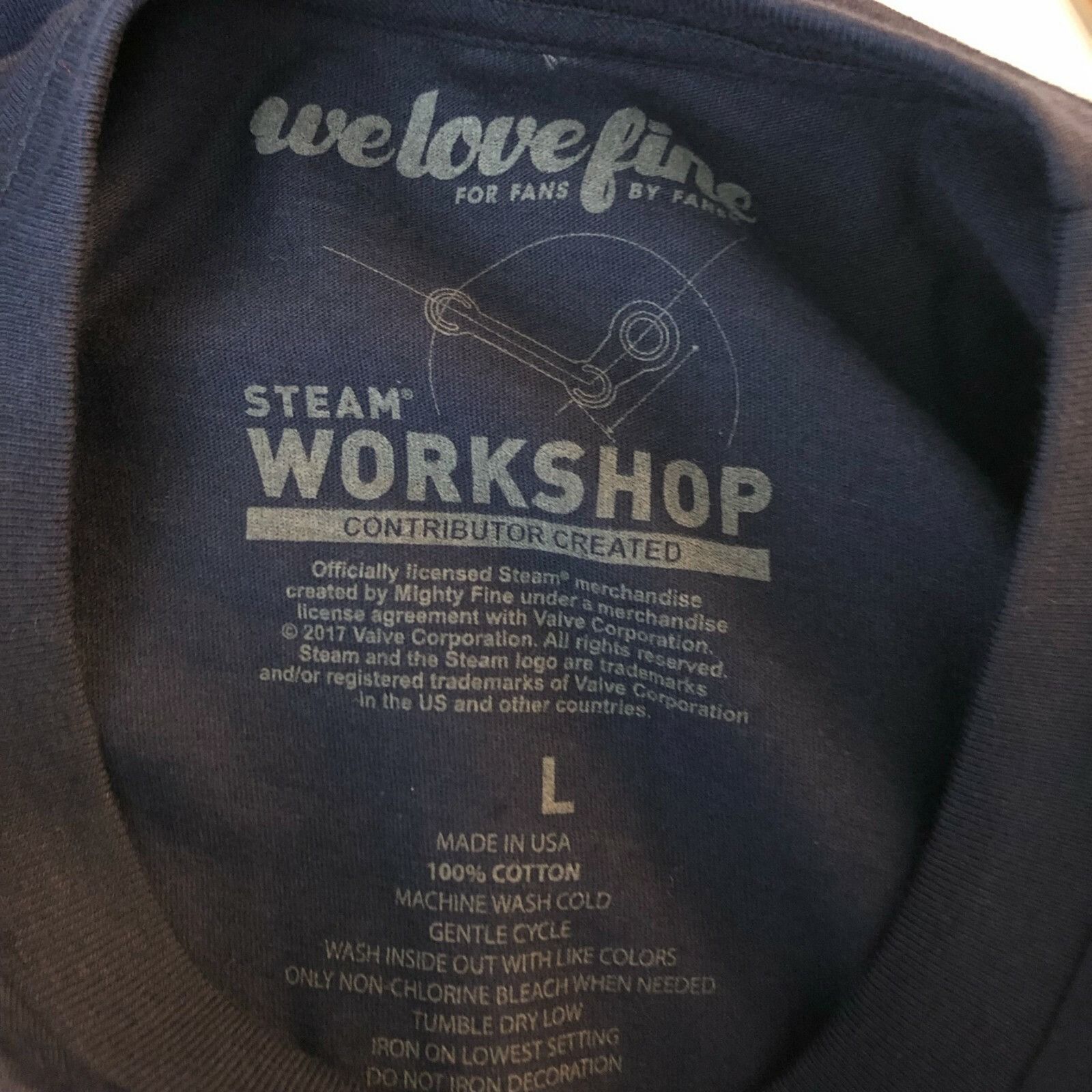 Other WeLoveFine Contributor Created Mens T-Shirt Steam Workshop N Size US L / EU 52-54 / 3 - 3 Thumbnail