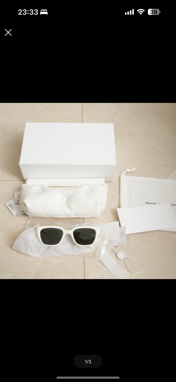 Gentle Monster × Maison Margiela Maison Margiela Gentle monster MM109 sunglasses white Size ONE SIZE - 1 Thumbnail