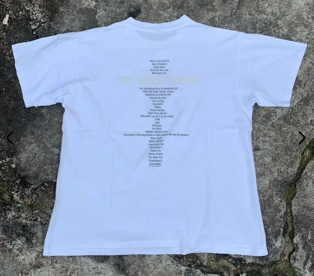 Band Tees Vtg The Beatles White Album Tee Size US L / EU 52-54 / 3 - 2 Thumbnail
