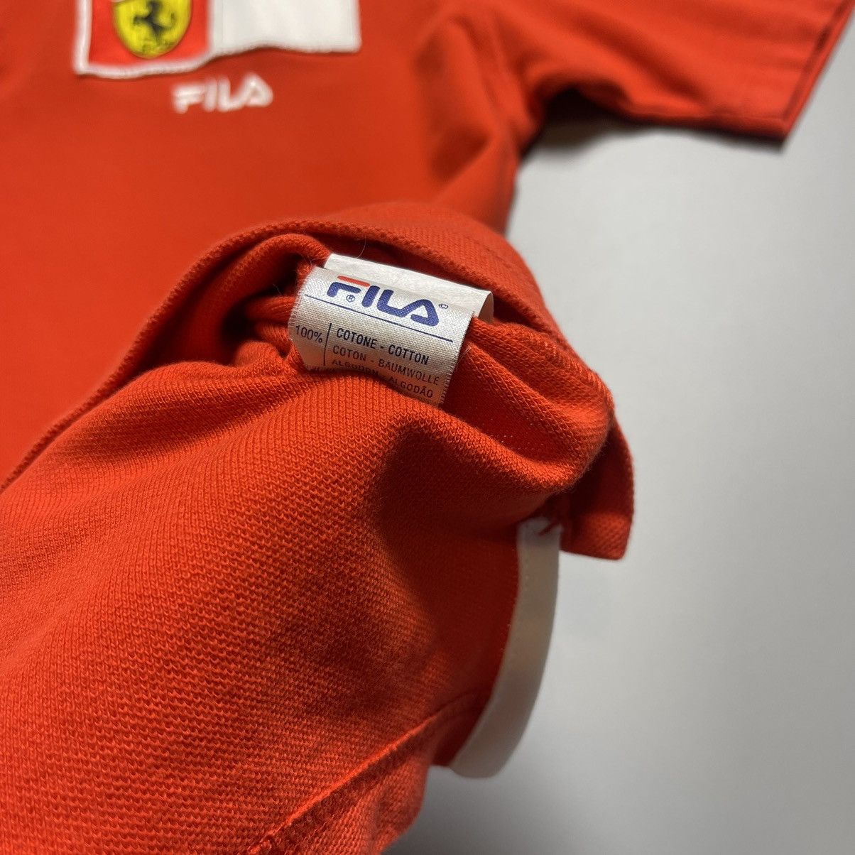 Ferrari × Fila × Vintage FILA x FERRARI FORMULA 1 VINTAGE TEAM POLO 2003 Size US XL / EU 56 / 4 - 8 Thumbnail