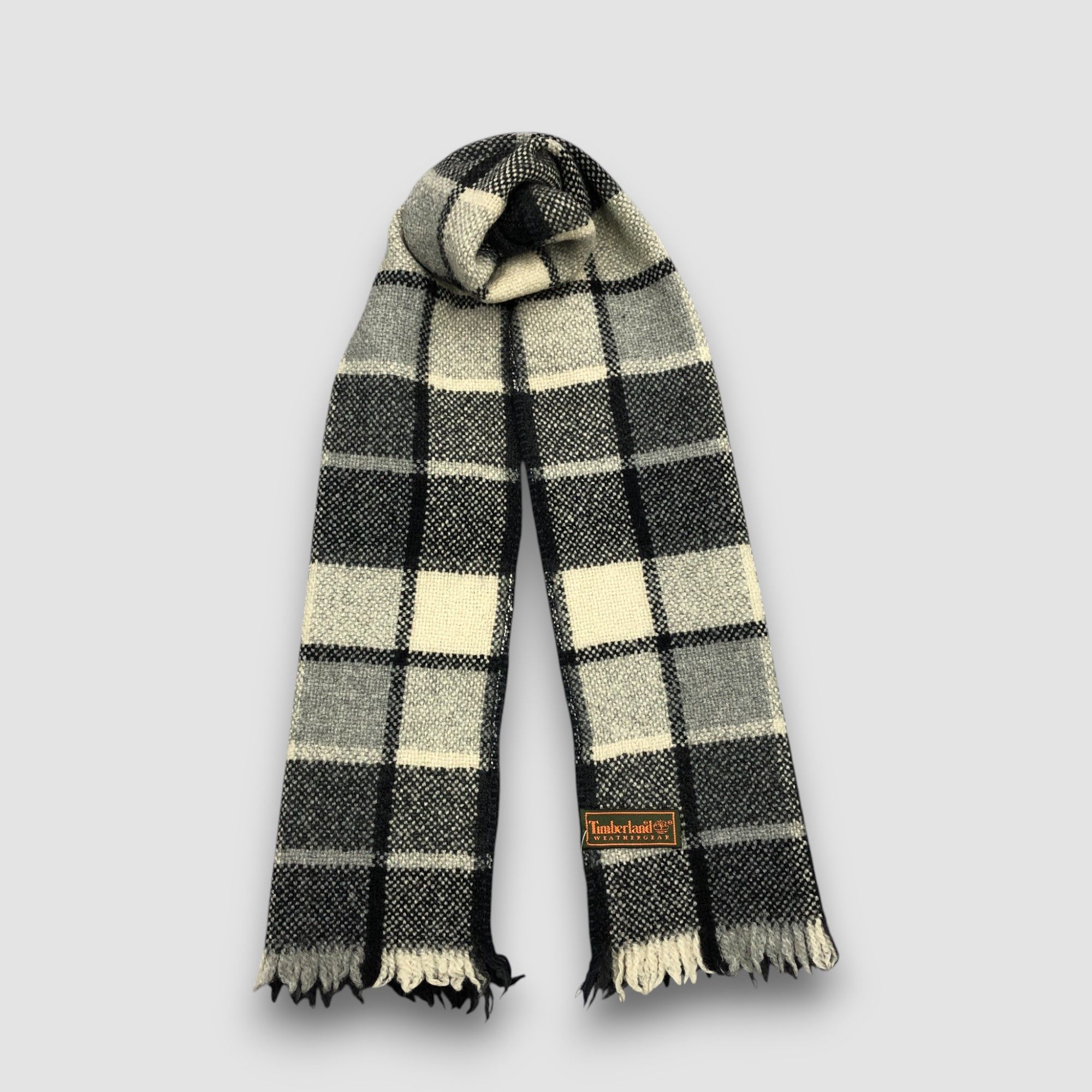 Timberland Vintage Timberland Scarf Muffler Knit Wool Cashmere Scarves Size ONE SIZE - 2 Thumbnail