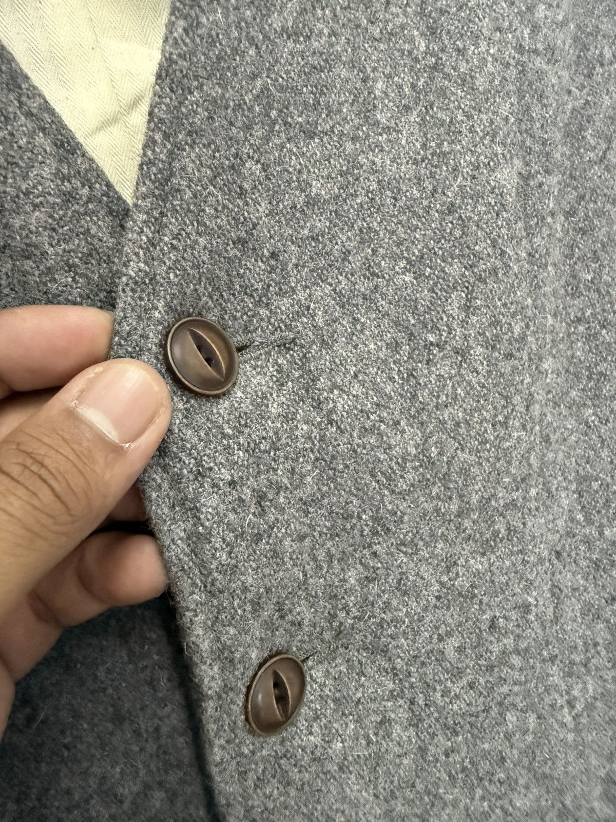 Japanese Brand 🔥 Vtg Japan Federation Of Clothing Industry wool Vest - M Size S / US 4 / IT 40 - 4 Thumbnail