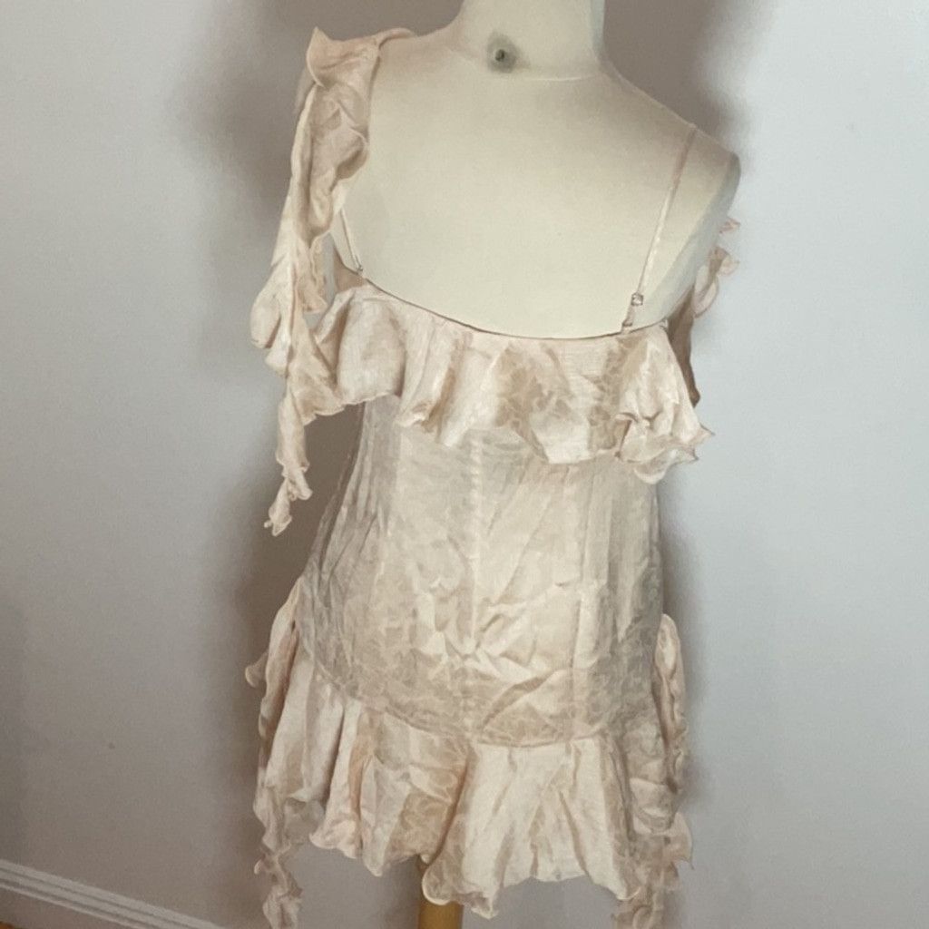 NBD NBD Angus Mini Dress in Champagne Butterfly, Size: S Size S / US 4 / IT 40 - 10 Thumbnail