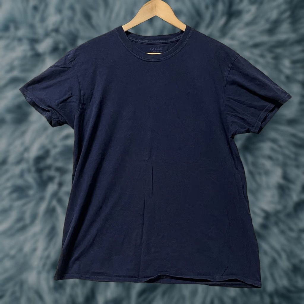 Gildan Gildan Men's T-Shirt Black Cotton Short Sleeve Crew Neck 42-44 Large Size L Regular Jersey Crew Neck Men Shirt Size US L / EU 52-54 / 3 - 1 Thumbnail