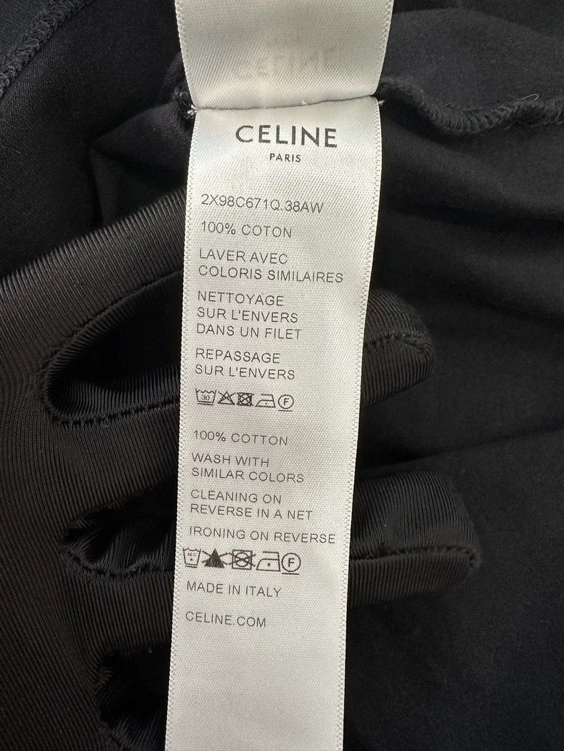 Celine Celine Paris Black Short Sleeve Tee Size US XS / EU 42 / 0 - 7 Thumbnail