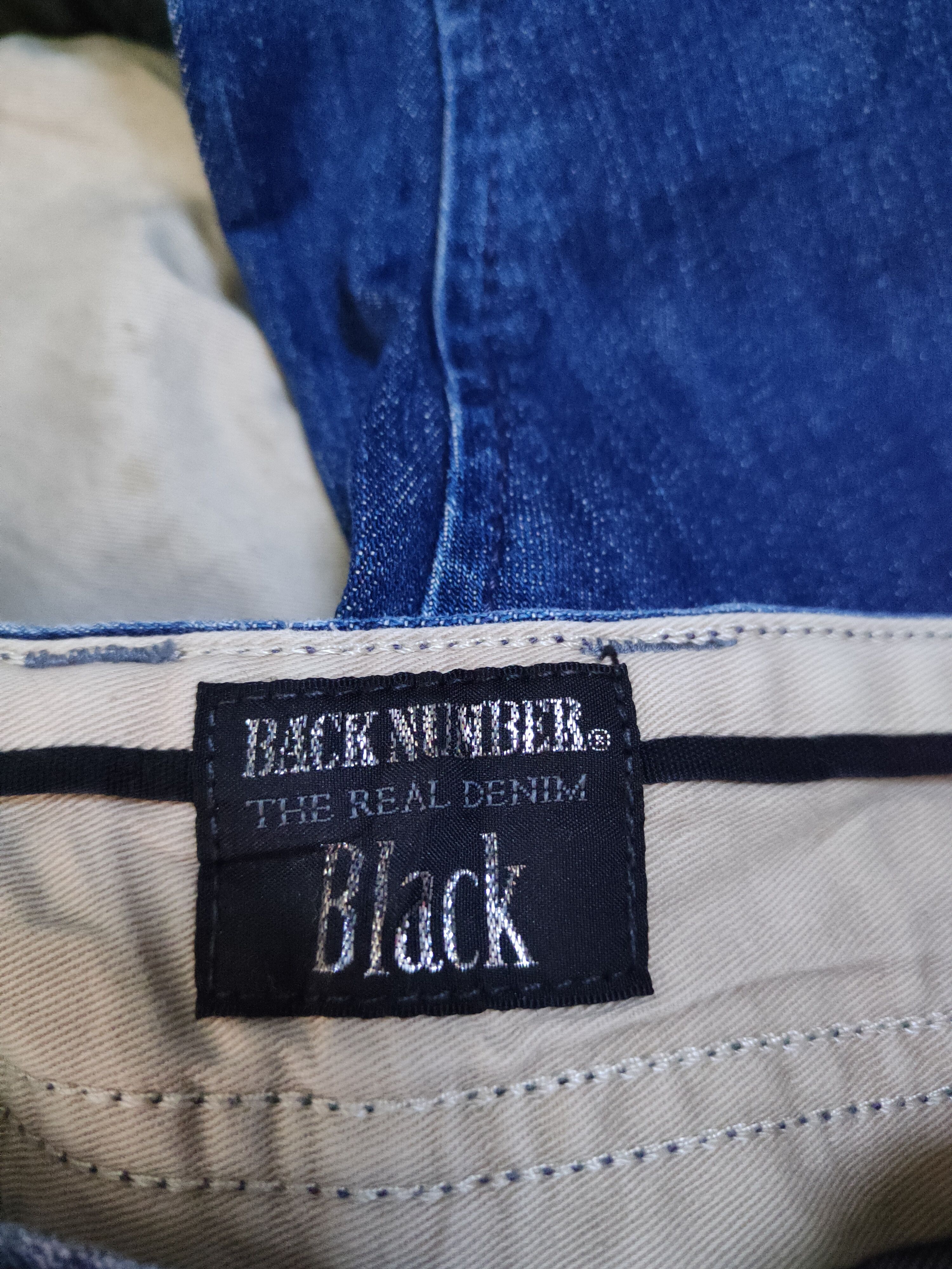 Japanese Brand Back Number-Black Dark Blue Faded Multipocket Denim #S1599 Size US 30 / EU 46 - 16 Thumbnail