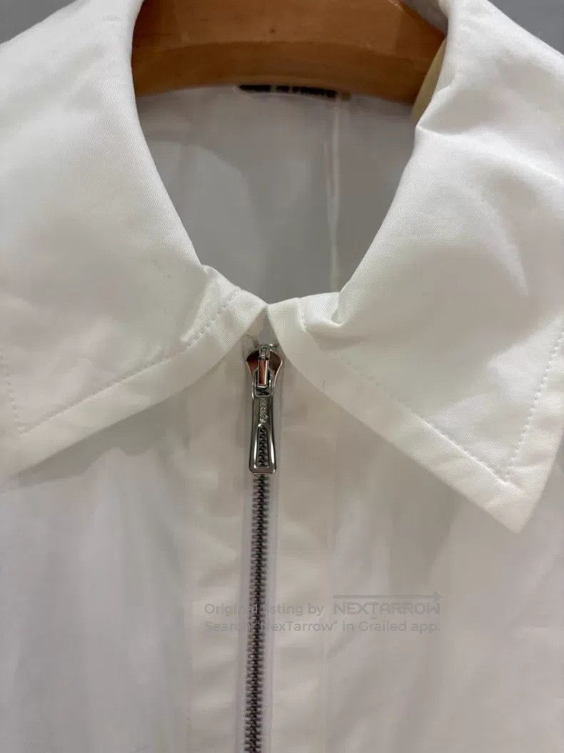 Hermes Hermes White polo collar zippered shirt jacket Size XS / US 0-2 / IT 36-38 - 3 Thumbnail
