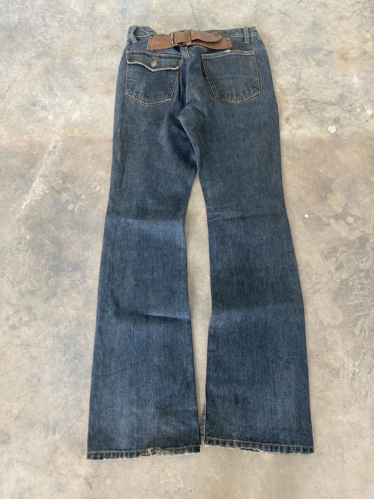 Hysteric Glamour × Japanese Brand × Le Grande Bleu (L.G.B.) Flare☠️ Custom Culture Flare Mudwash punk Grunge Lgb Japan Size US 29 - 7 Thumbnail