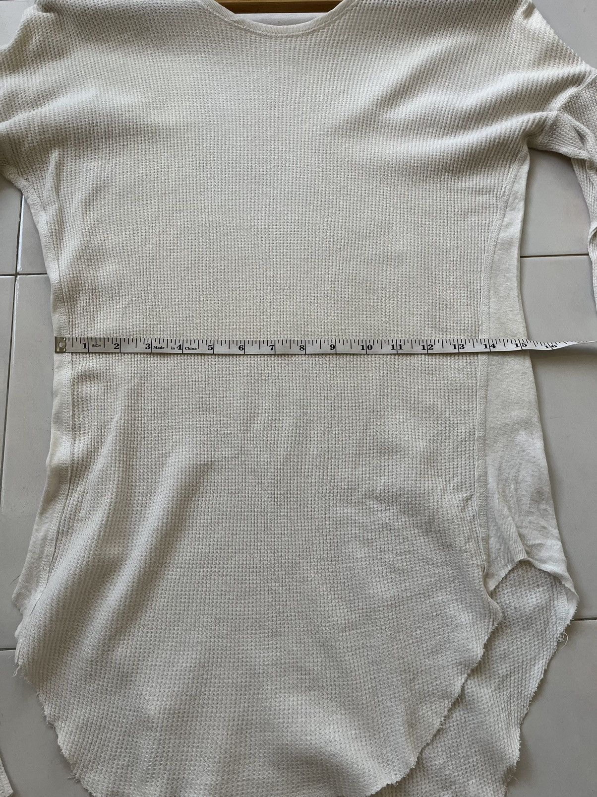 Nonnative Nonnative Waffle Thermal Asymmetrical Unisex Shirt Size S / US 4 / IT 40 - 10 Thumbnail