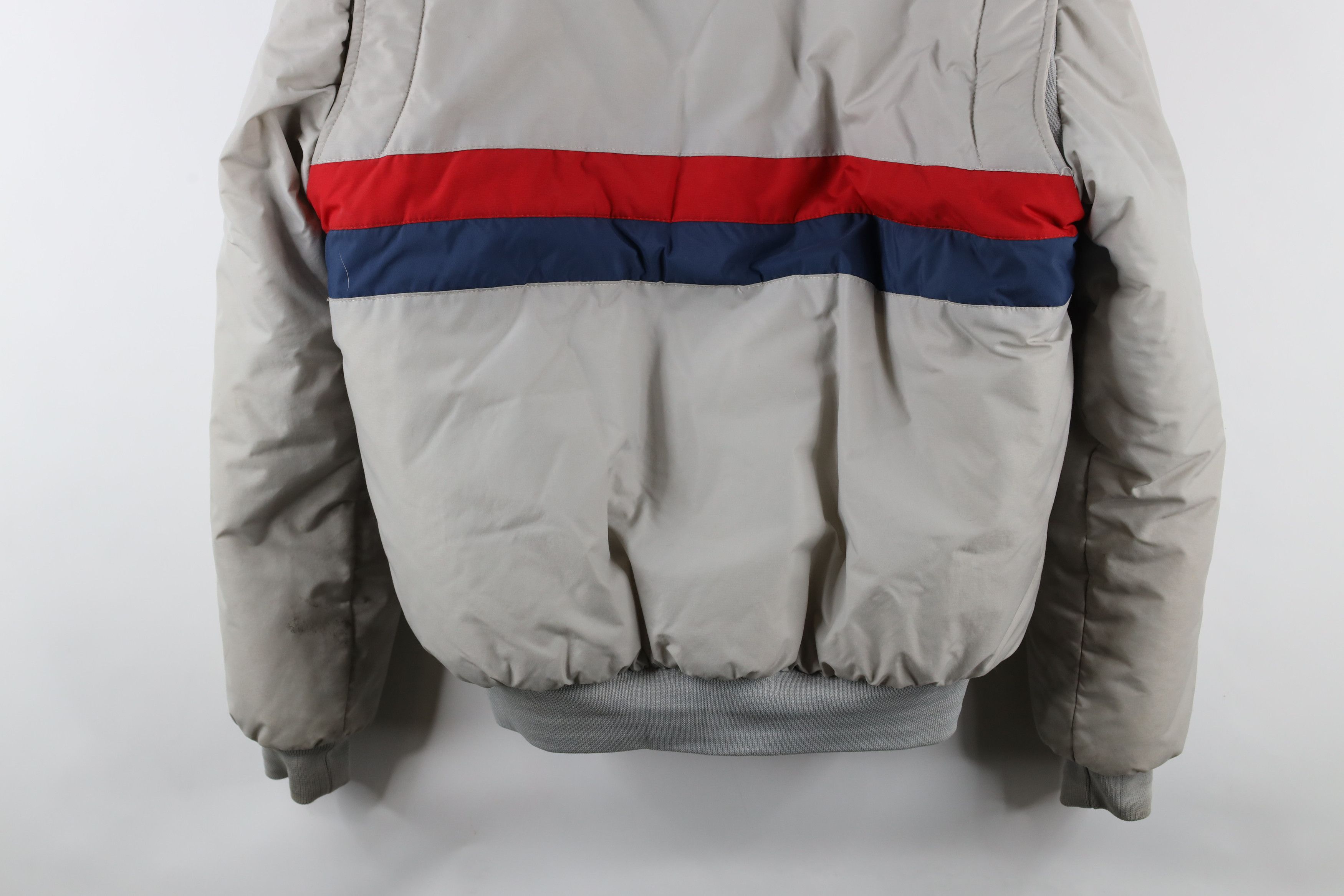 Vintage Vintage 70s Streetwear Striped Full Zip Puffer Jacket Size US L / EU 52-54 / 3 - 14 Thumbnail
