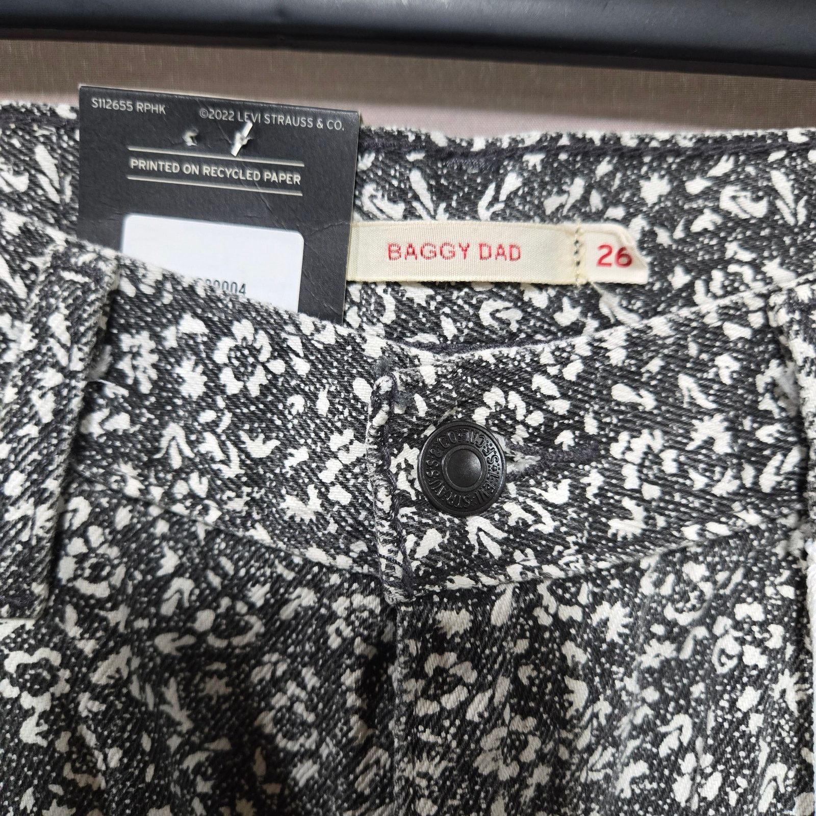 Levi's Levi's Floral Baggy Dad Jeans Size 26 Size 26" / US 2 / IT 38 - 5 Thumbnail