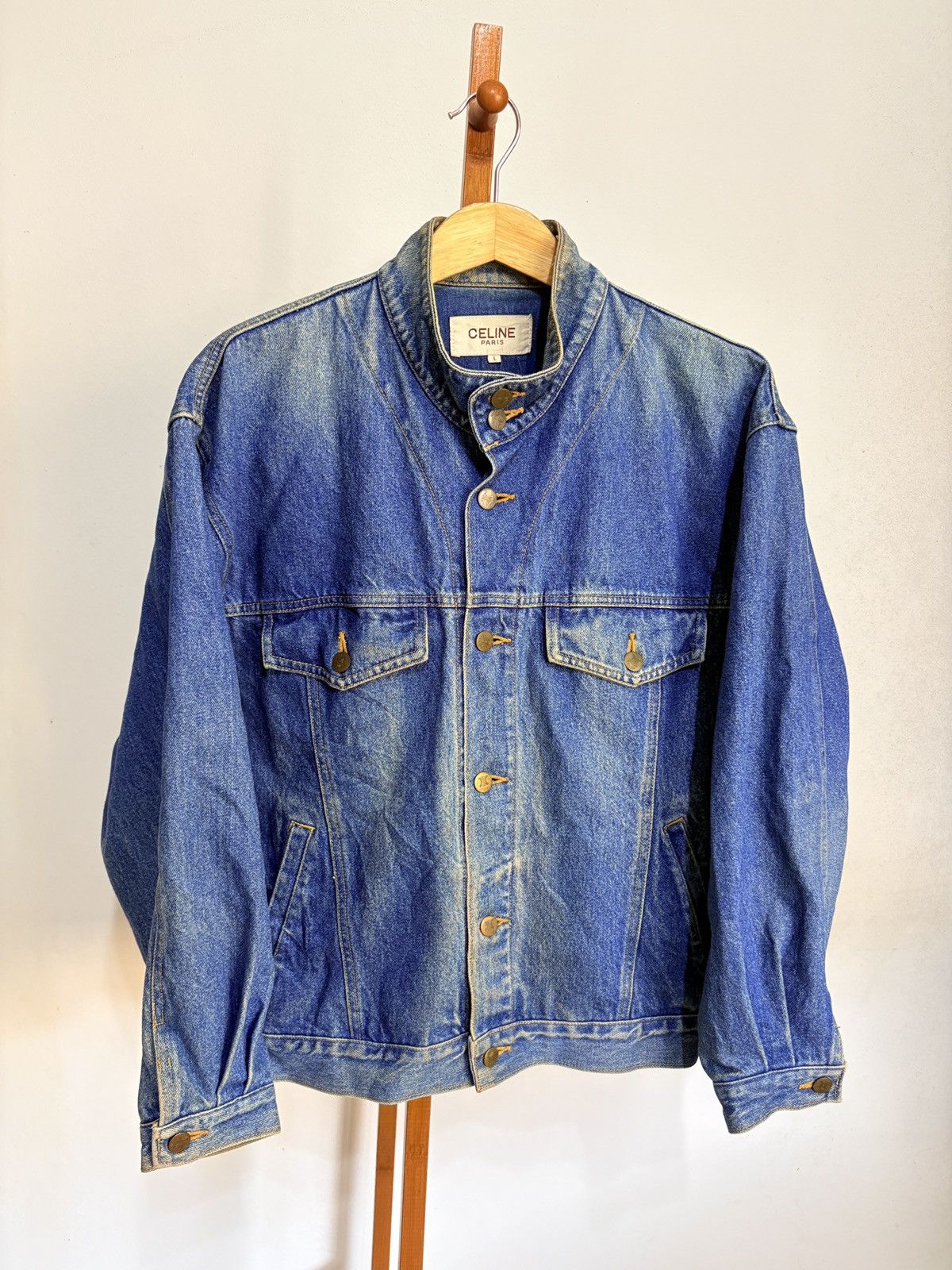 Celine Vintage Celine Denime Jacket Size US L / EU 52-54 / 3 - 5 Thumbnail
