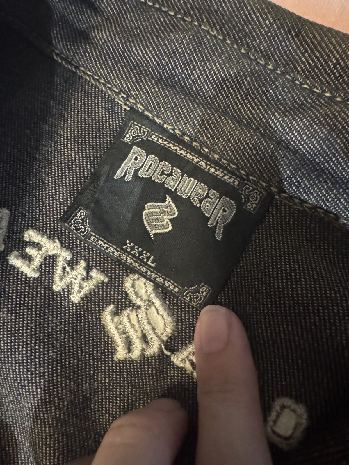 Rocawear Y2K Rocawear Denim Button-Up Shirt Jacket XXL Size US XXL / EU 58 / 5 - 8 Thumbnail