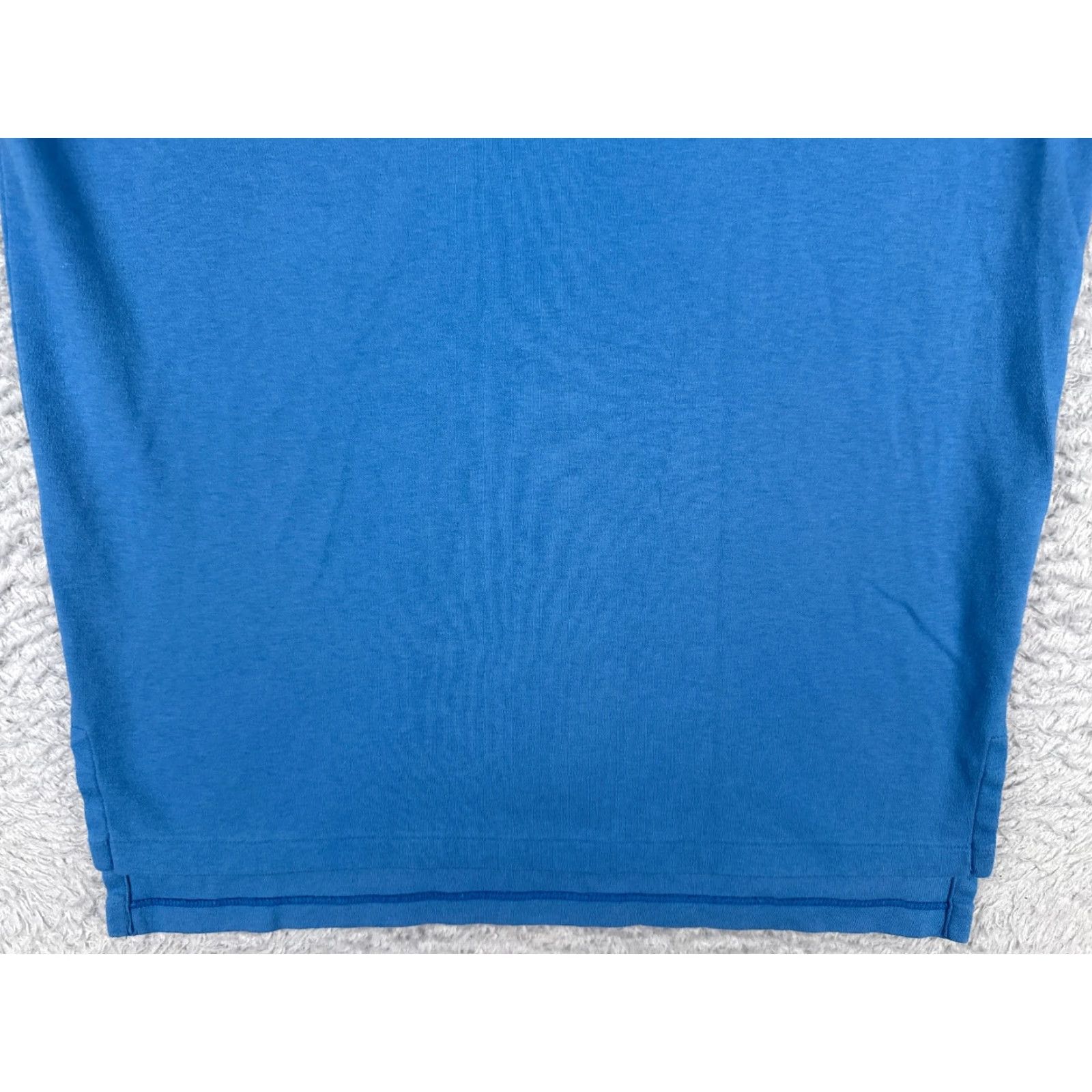 Ralph Lauren VINTAGE Ralph Lauren Polo Shirt Men Blue 100% Cotton Short Sleeve Adult Medium Polo Shirt 100% Cotton Blue Mens Slim Modern American Sports Polo Size US M / EU 48-50 / 2 - 5 Thumbnail