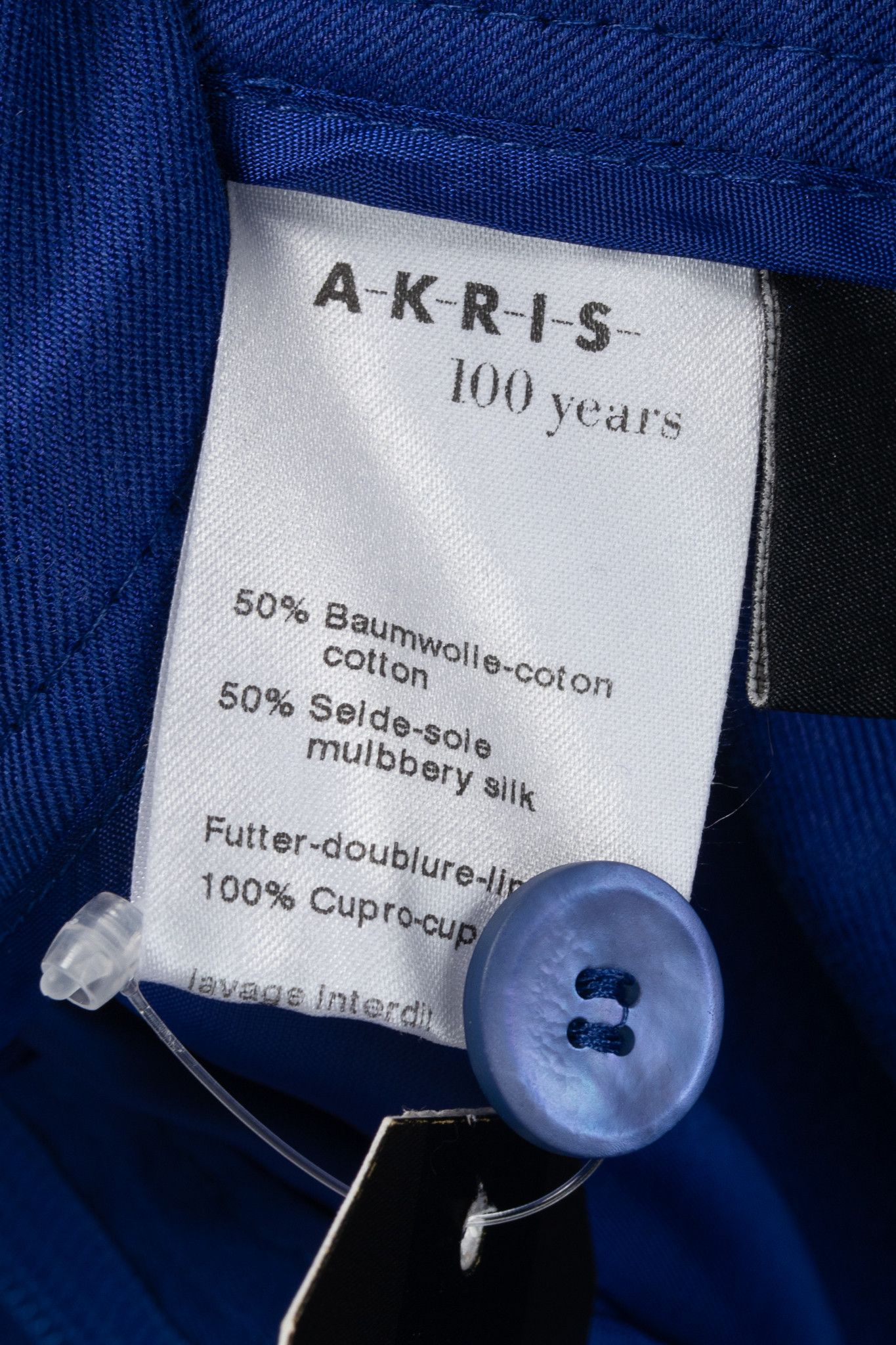 Akris Akris 100 Years Ink Cotton & Silk Double Face Trousers Size 34" / US 12 / IT 48 - 10 Thumbnail