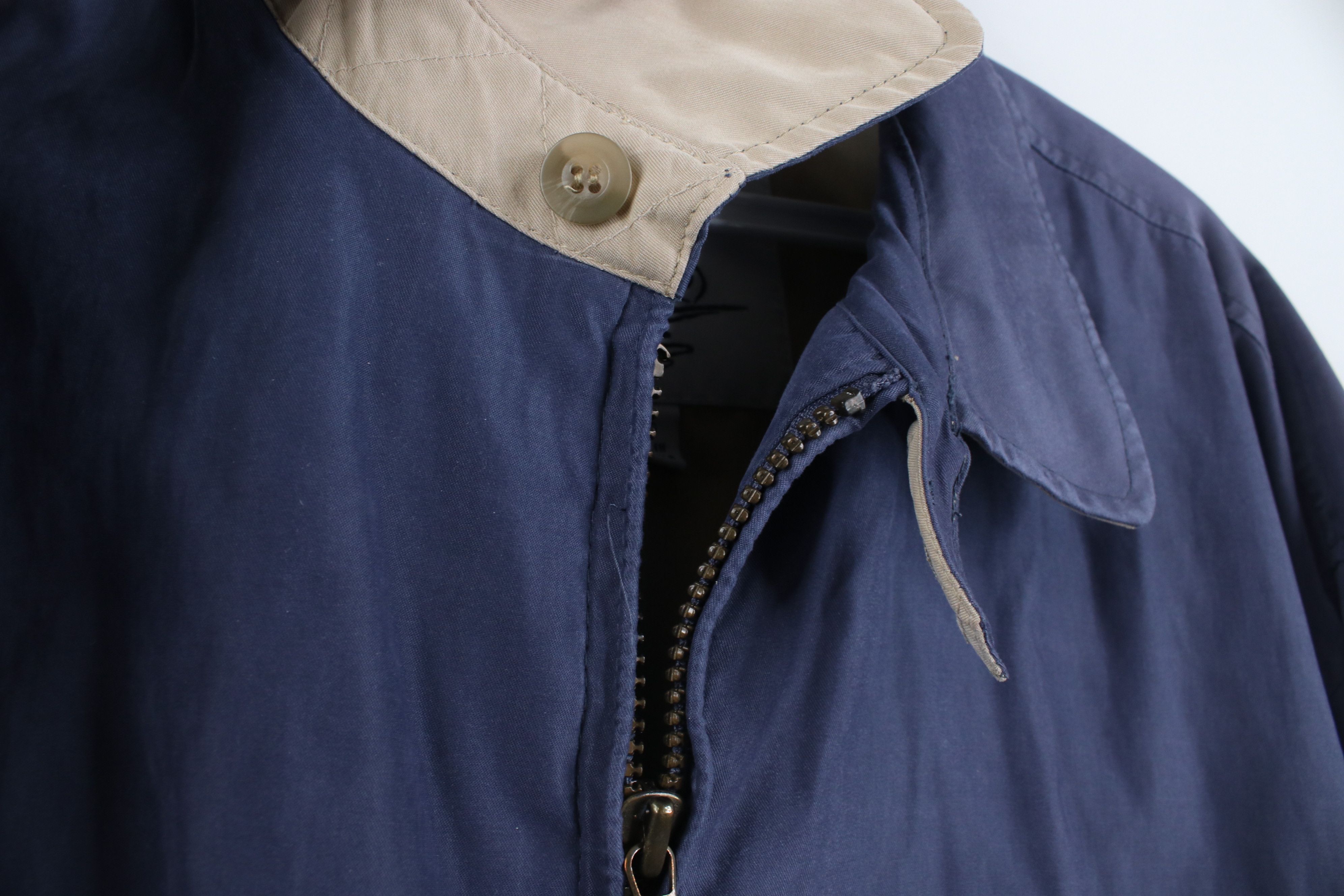 Vintage Vintage 90s Streetwear Full Zip Bomber Jacket Blue Size US L / EU 52-54 / 3 - 5 Thumbnail