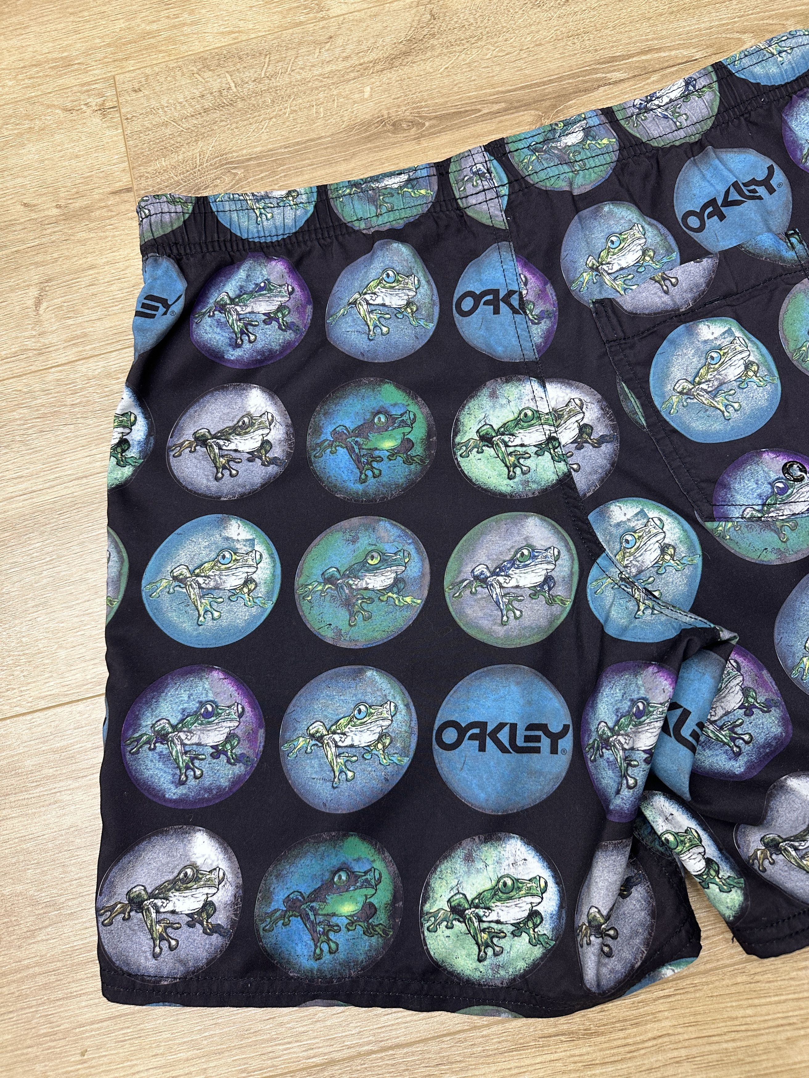Oakley Oakley Frog Print Swim Shorts Polyester Size 30 Beach Swim Size US 32 / EU 48 - 13 Thumbnail