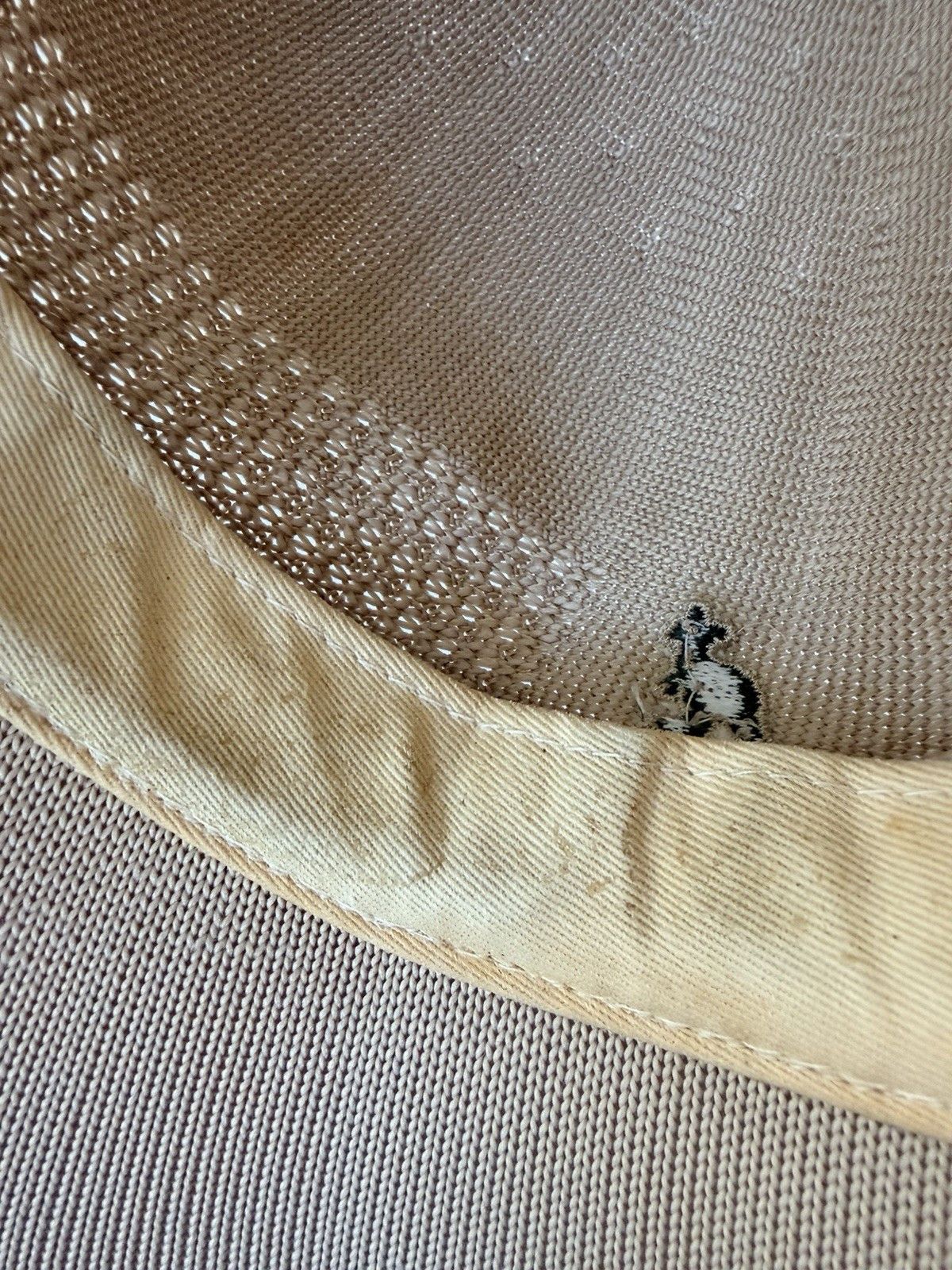 Kangol Kangol Tropic Ventair Spacecap Beige Knit Baseball Cap XXL Size ONE SIZE - 11 Thumbnail