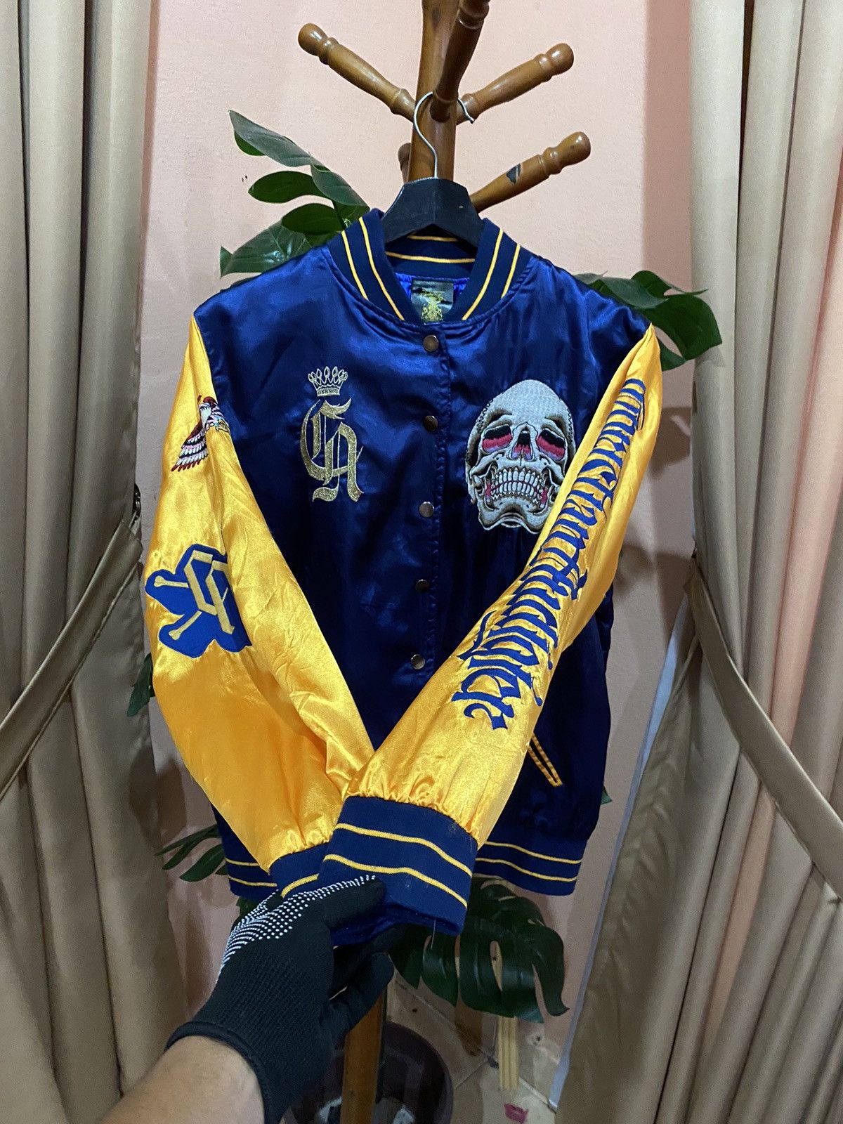 Christian Audigier Christian Audigier Allover Varsity Jacket Bold Embroidery Size US S / EU 44-46 / 1 - 4 Thumbnail