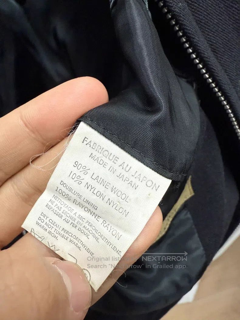 Yohji Yamamoto YOHJI YAMAMOTO Wool short wide jacket Size US L / EU 52-54 / 3 - 6 Thumbnail