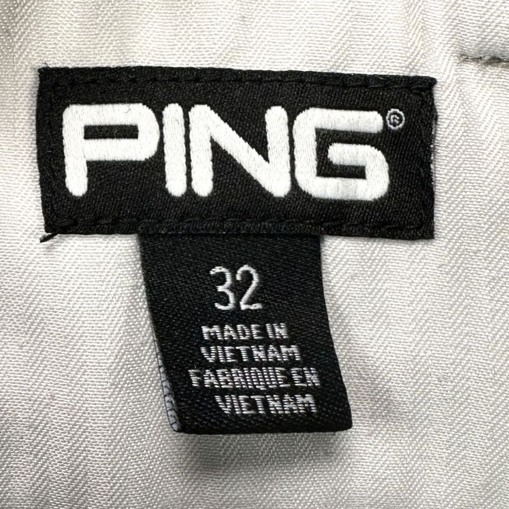 Vintage Ping Golf Shorts Mens 32 Light Grey Athletic Flat Front Pockets Chino Golfing Size US 32 / EU 48 - 3 Thumbnail